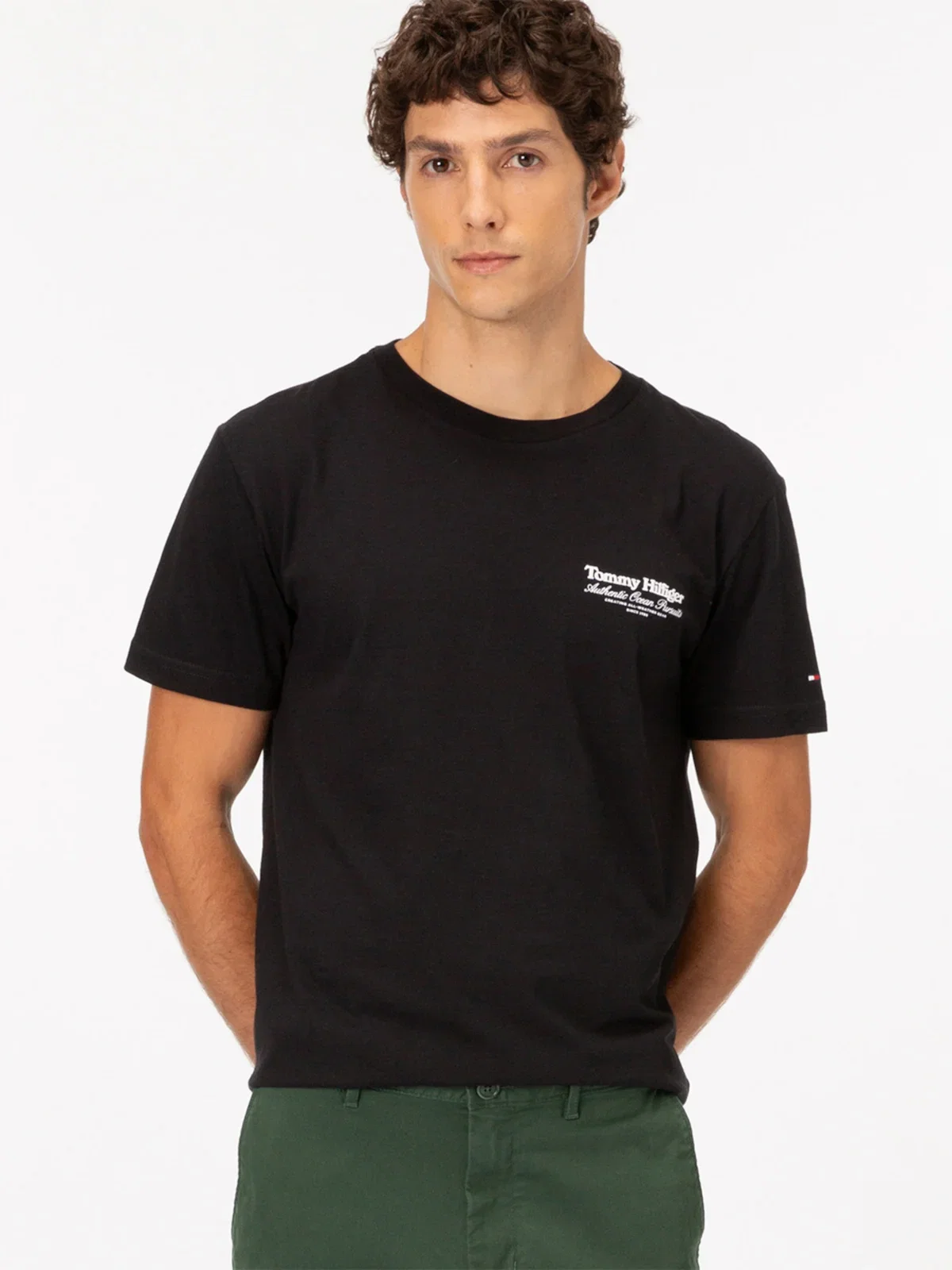 Camiseta com Logo no Peito e nas Costas — imagem 1
