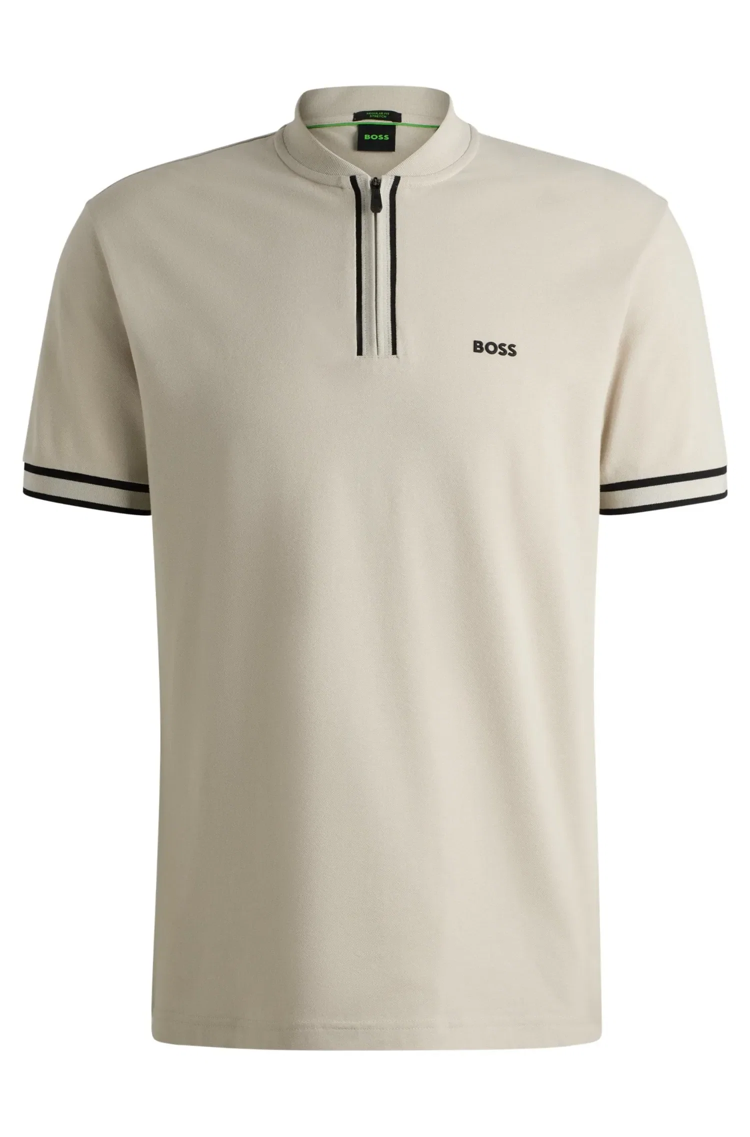 Polo De Malha Em Algodão Piqué Elástico