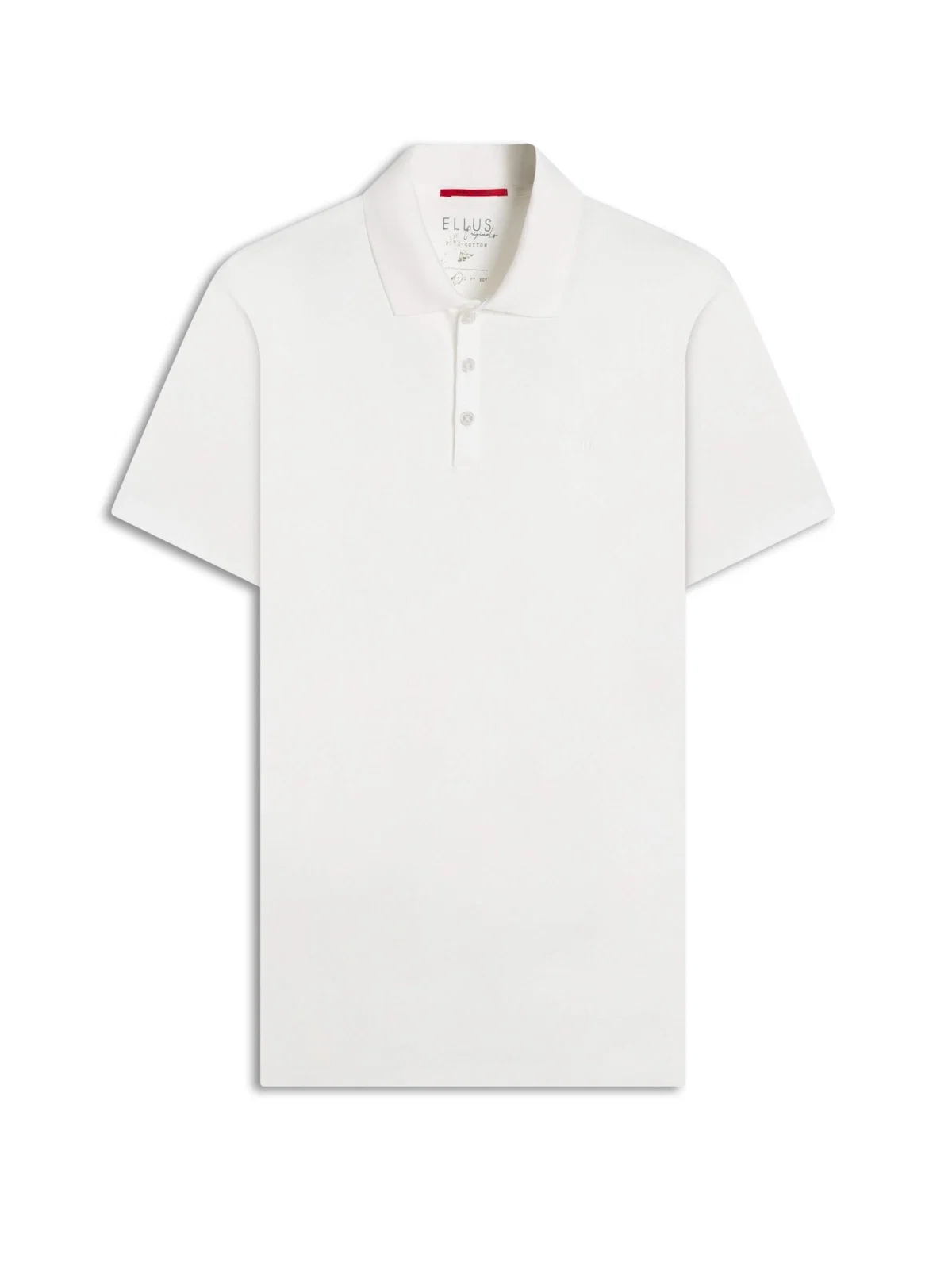 Polo Pima Easa Mirror Branco