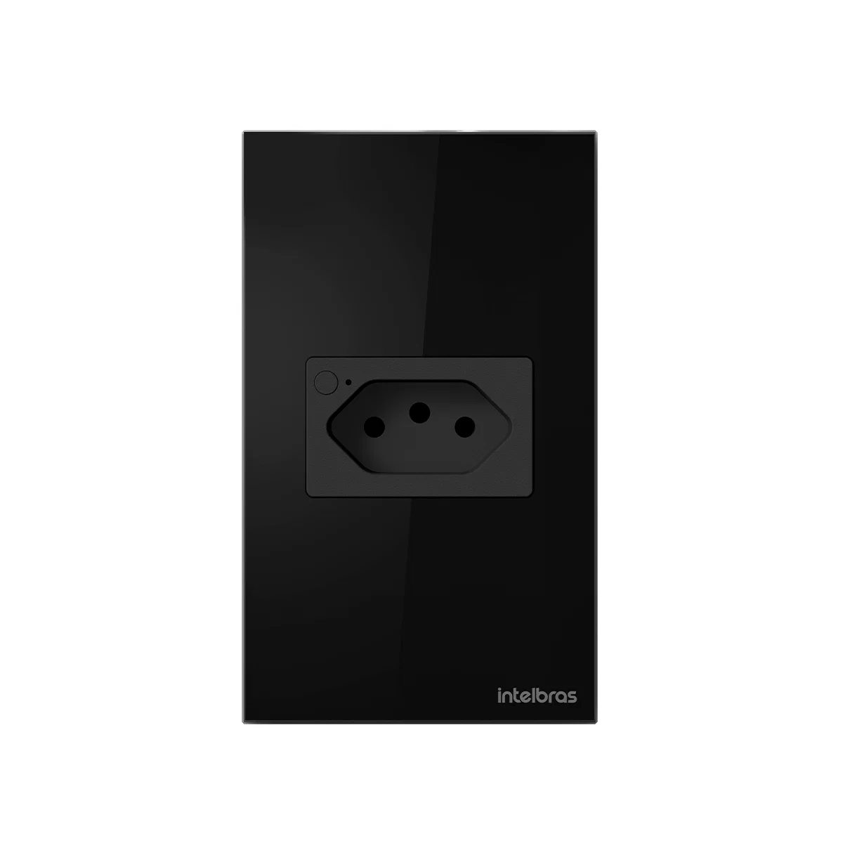 Tomada inteligente Wi-Fi Preto ETW 1001 Intelbras