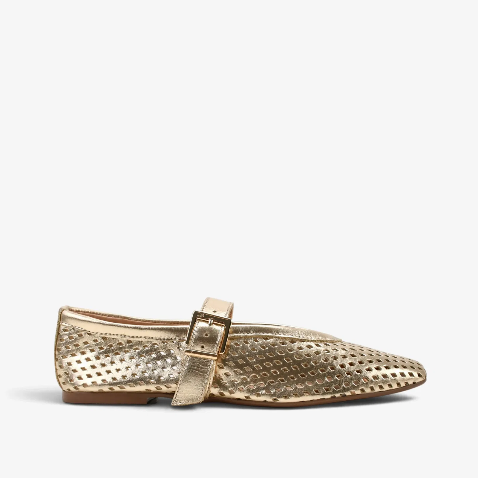 Sapatilha Ouro Dourado Couro