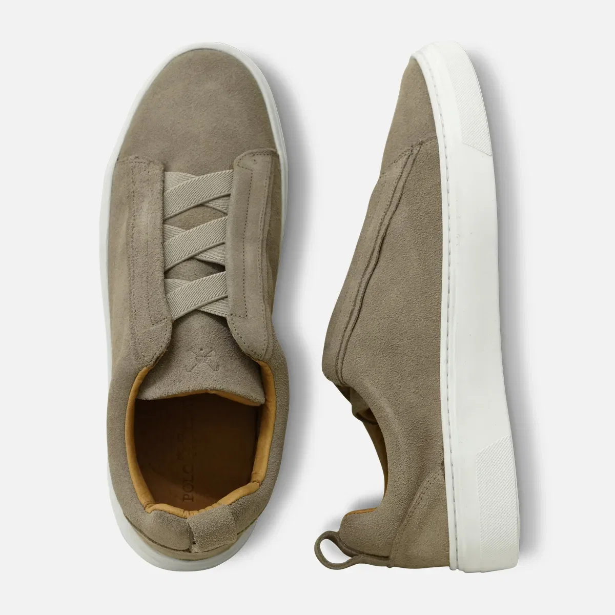 Tênis Polo Play Suede Lebre