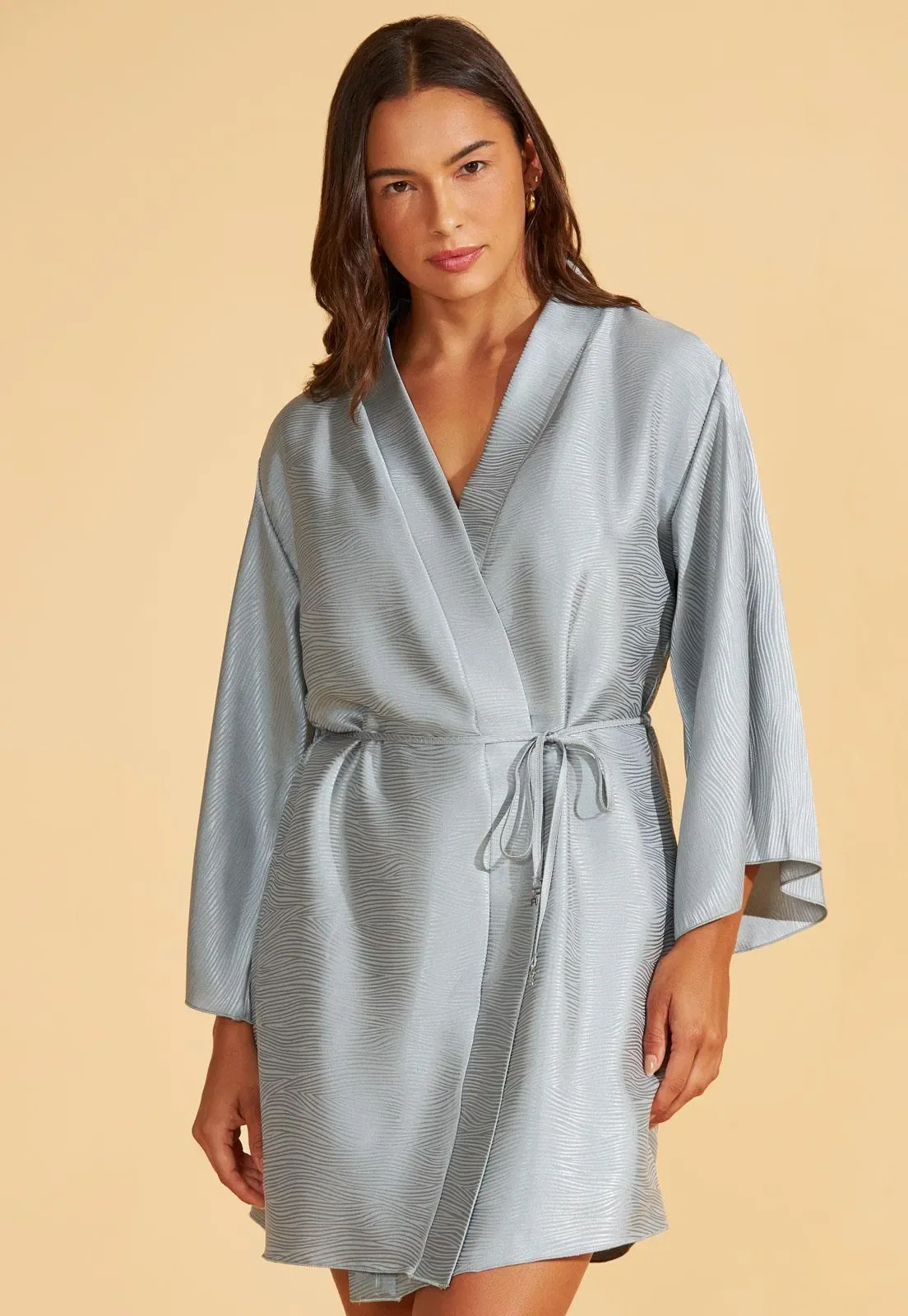 Robe de Charmeuse Prime Adamascado Recco — imagem 1