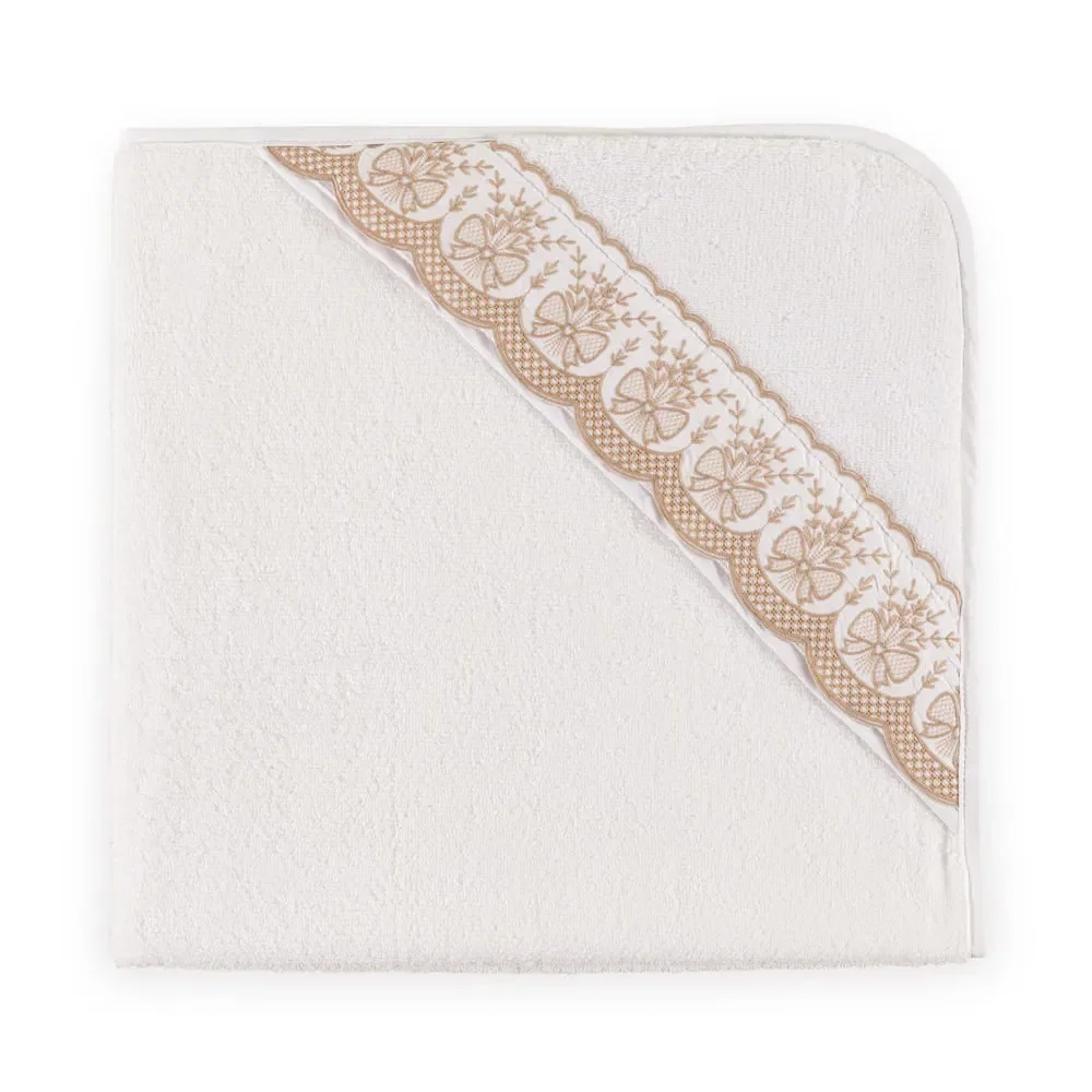 Toalha de Banho Baby 100% Algodão Cappio Branco
