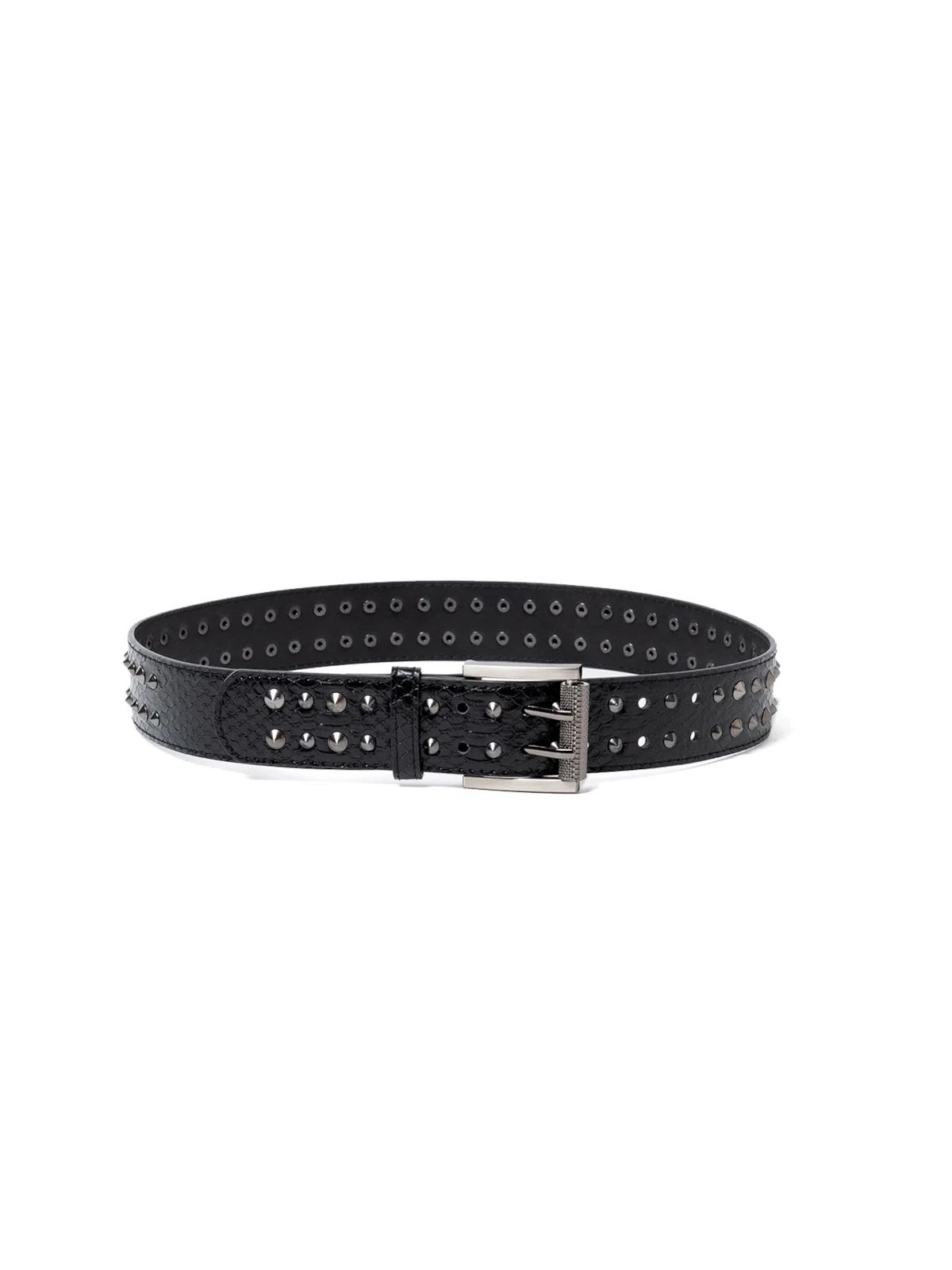 Cinto Fino Spikes Mia Ellus Preto — imagem 1