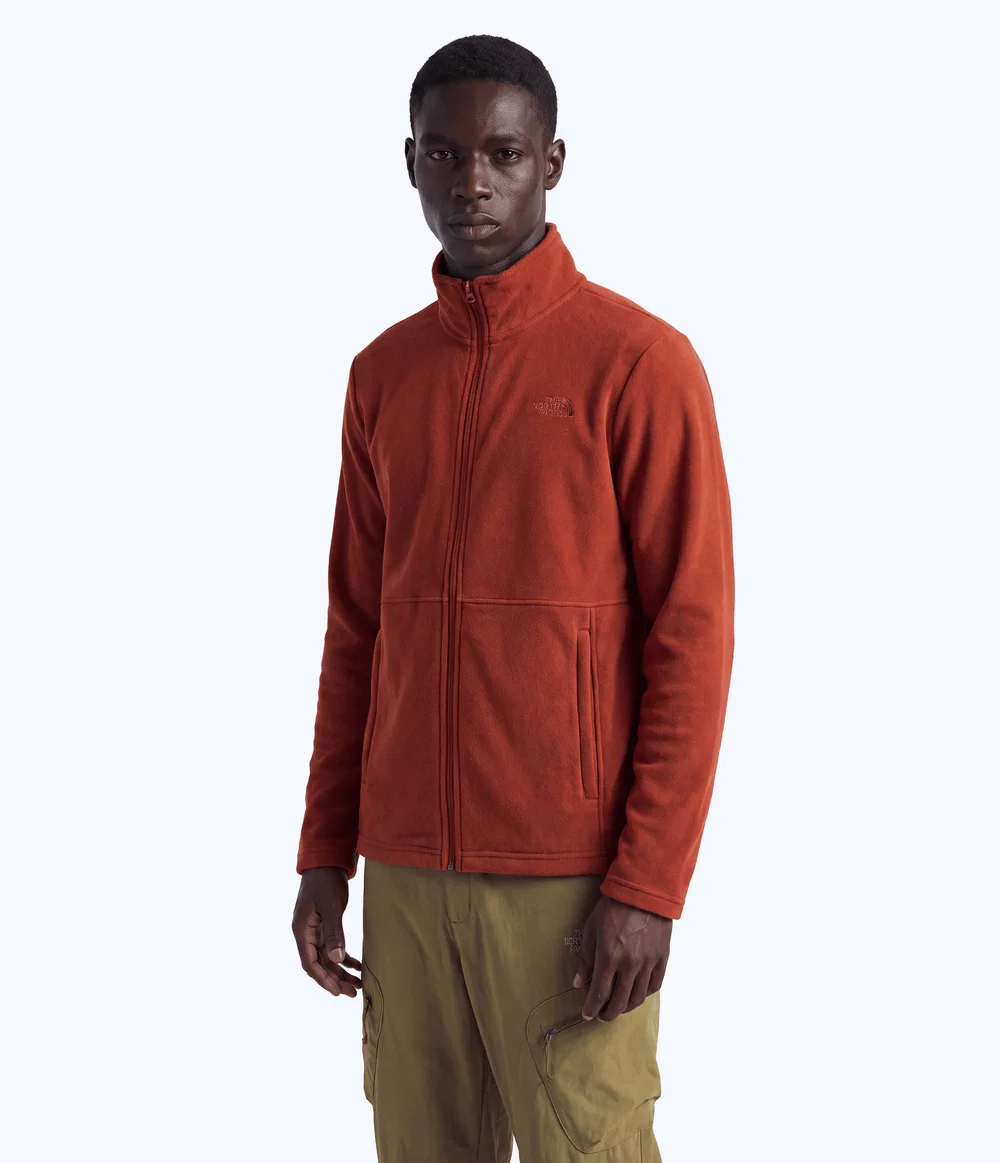 Fleece Masculino Glacier Full Zip Iron Clay — imagem 1