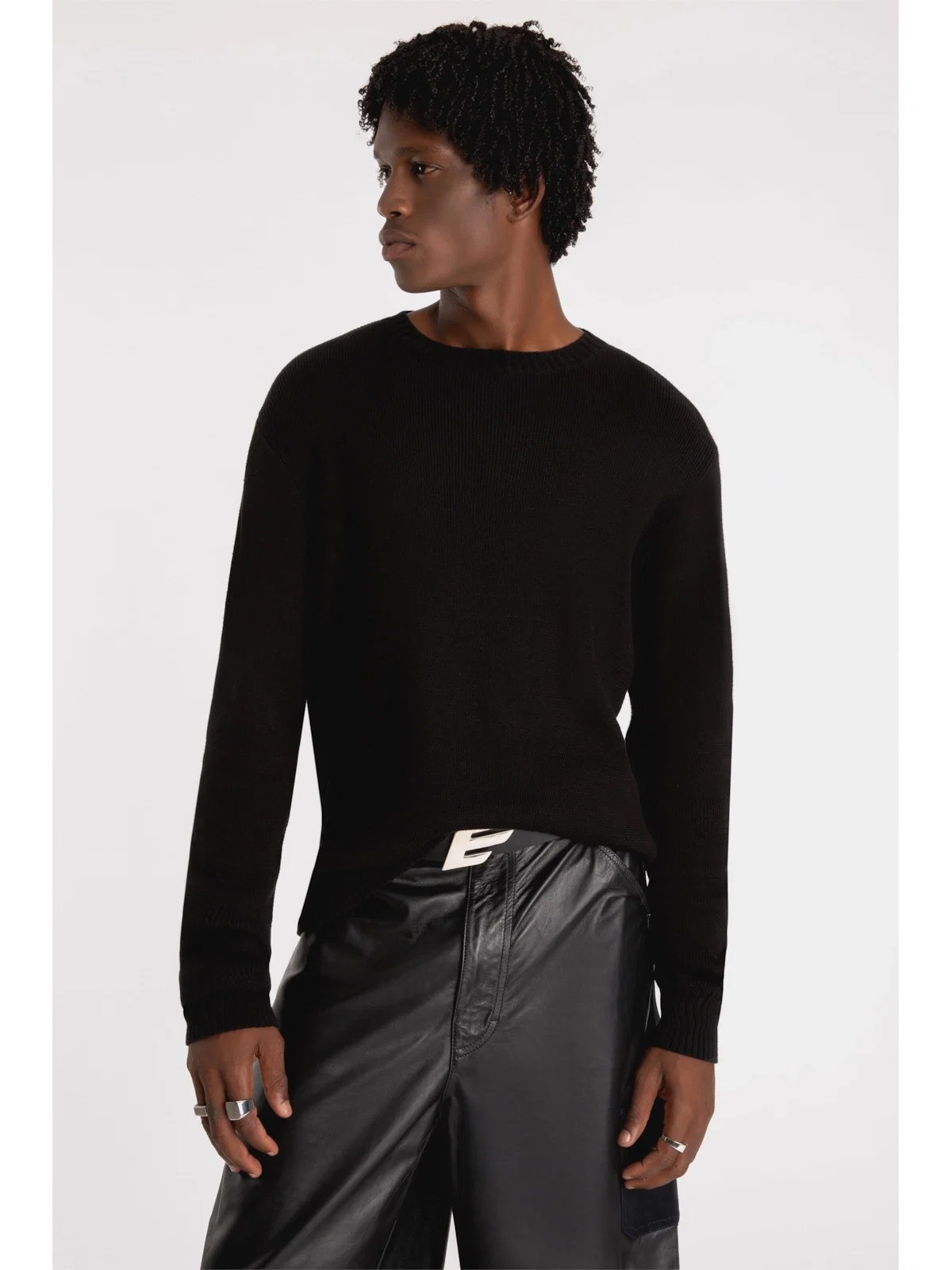 Tricot Heavy Sweater Preto