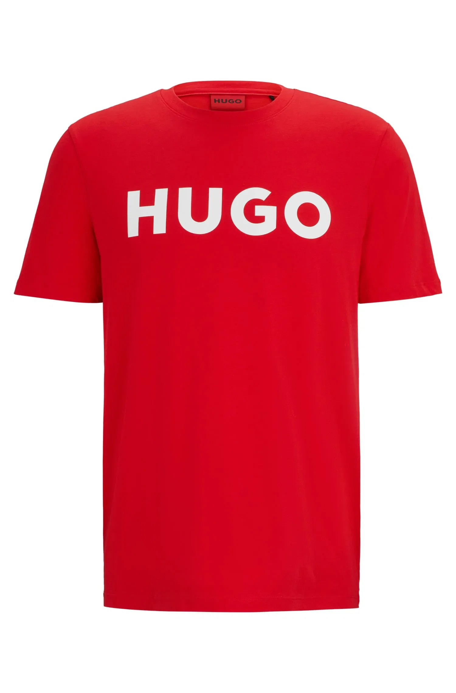 Camiseta HUGO Regular Fit Em Malha De Algodão — imagem 1