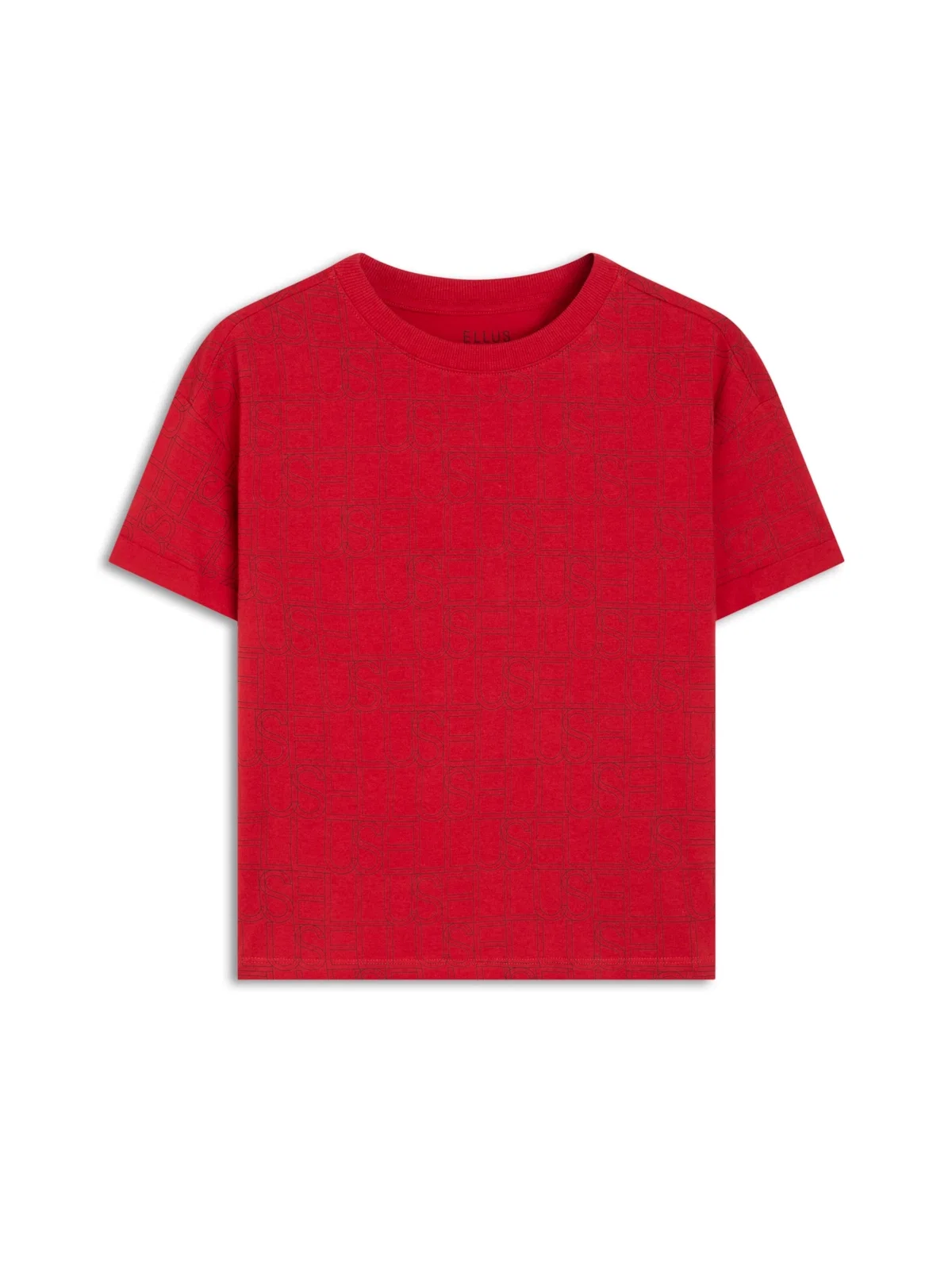 Blusa Cotton Ellus All Over Vermelho — imagem 1