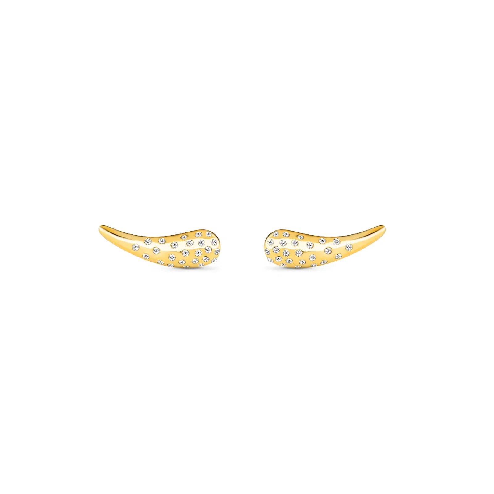 Brinco Celeste em Ouro Amarelo 18k com Diamantes 0,14 ct — imagem 1