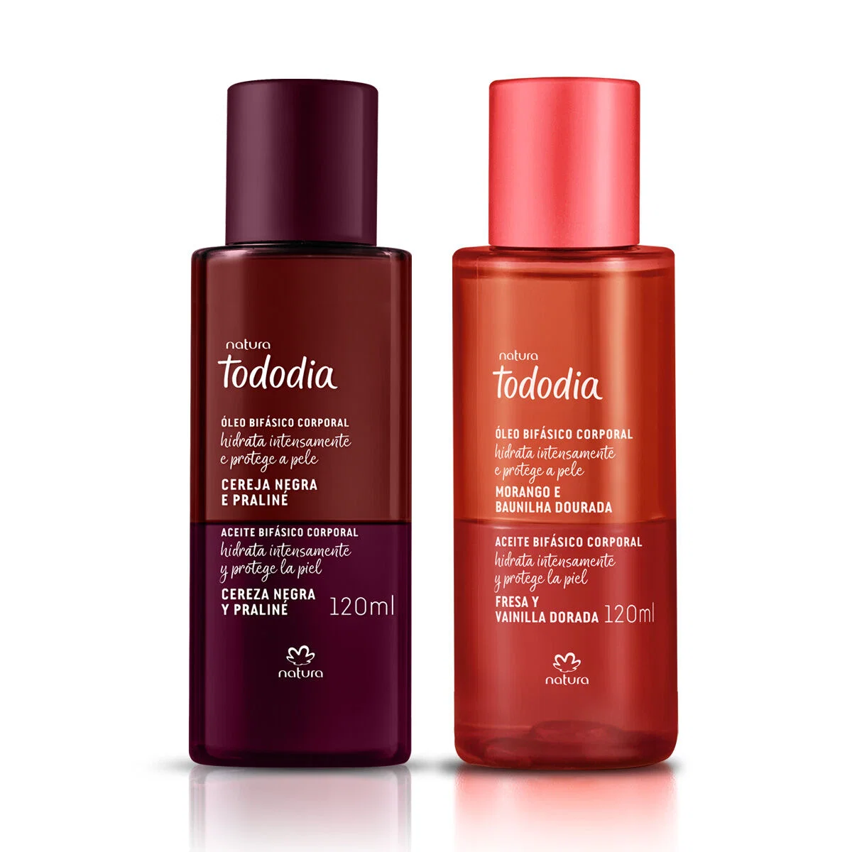 Kit Natura Tododia Óleo Bifásico Corporal 120 ml (2 produtos)