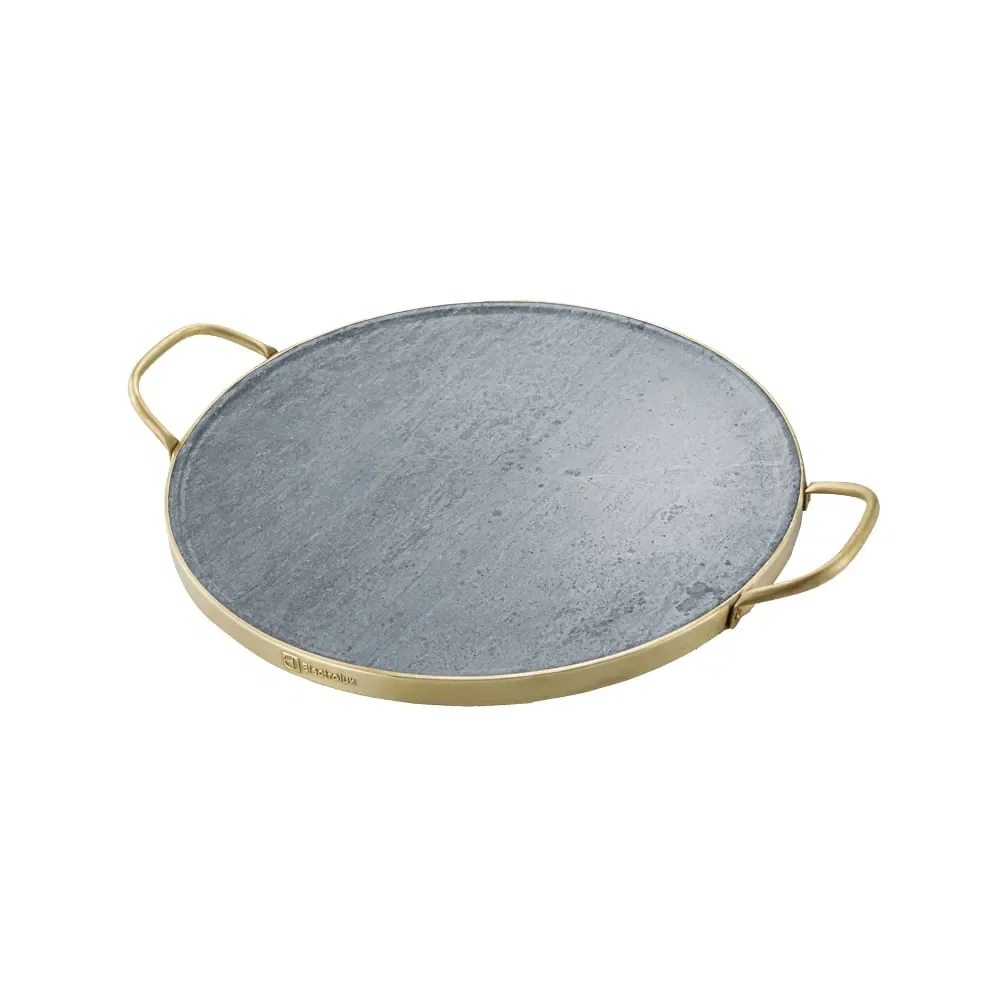 Pedra para Pizza Electrolux de Pedra Sabão com Alças de Cobre — imagem 1