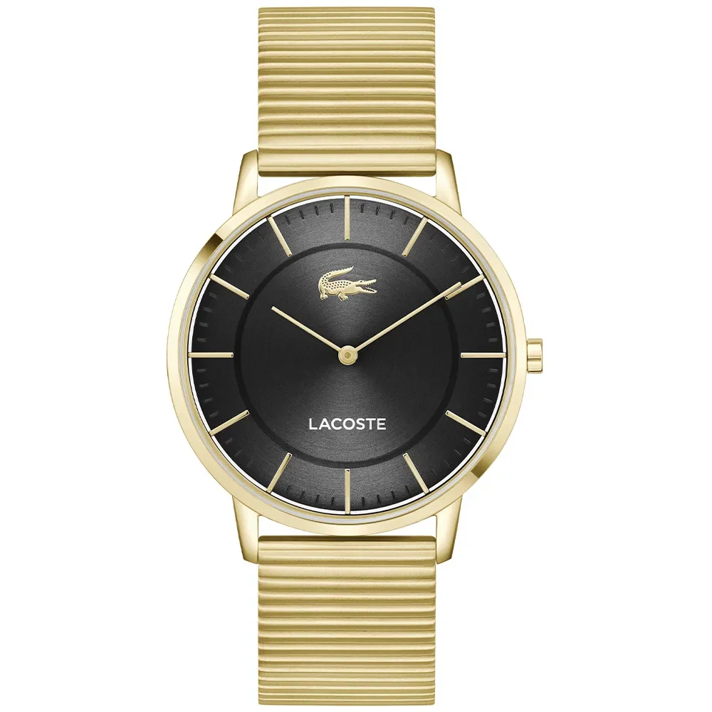 Relógio Lacoste Crocorigin Masculino em Aço Dourado 2011475