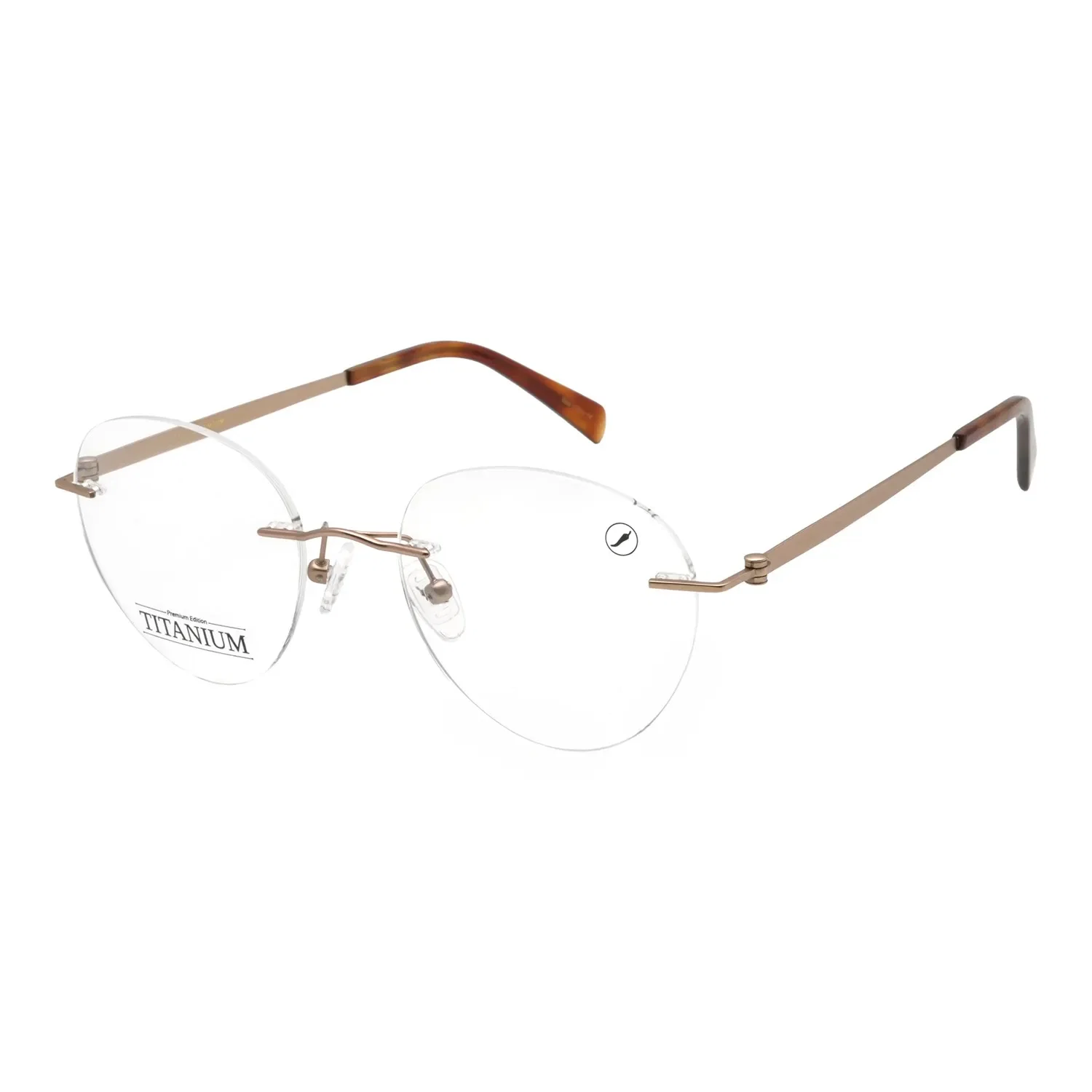 Armação Para Óculos de Grau Masculino Chilli Beans Modelo 3 Peças Dourado
