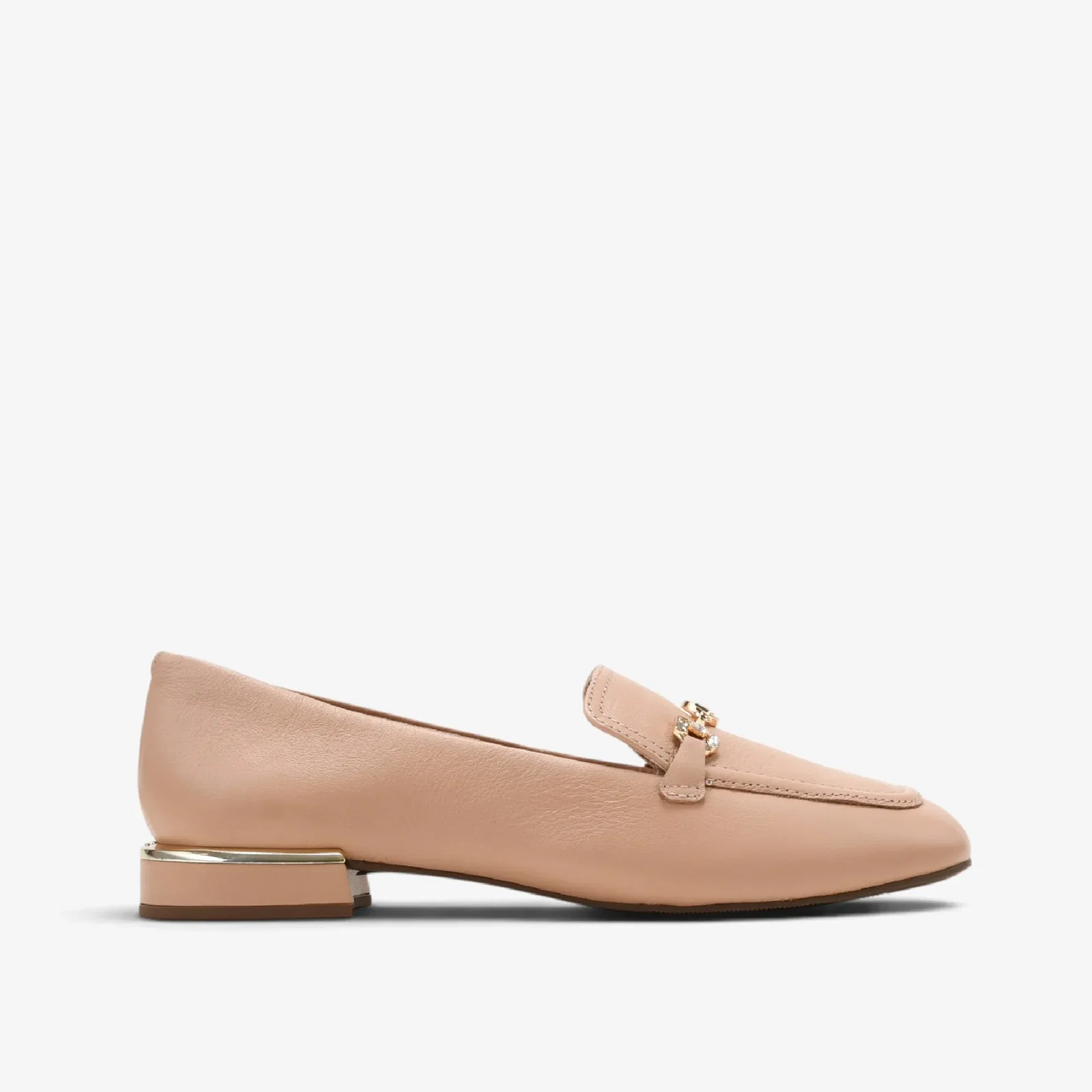 Loafer Nude Blush Couro