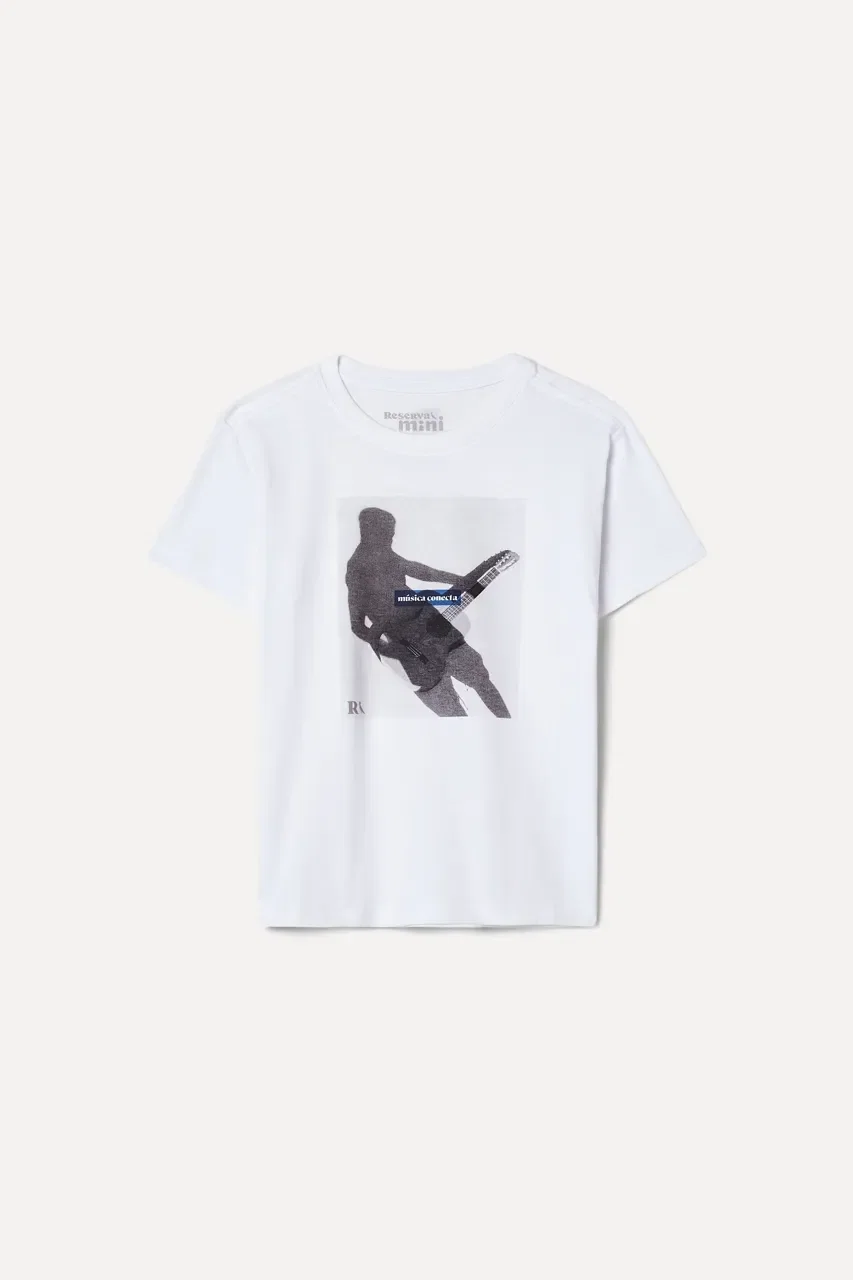 Camiseta Mini Estampada Timbre Ii