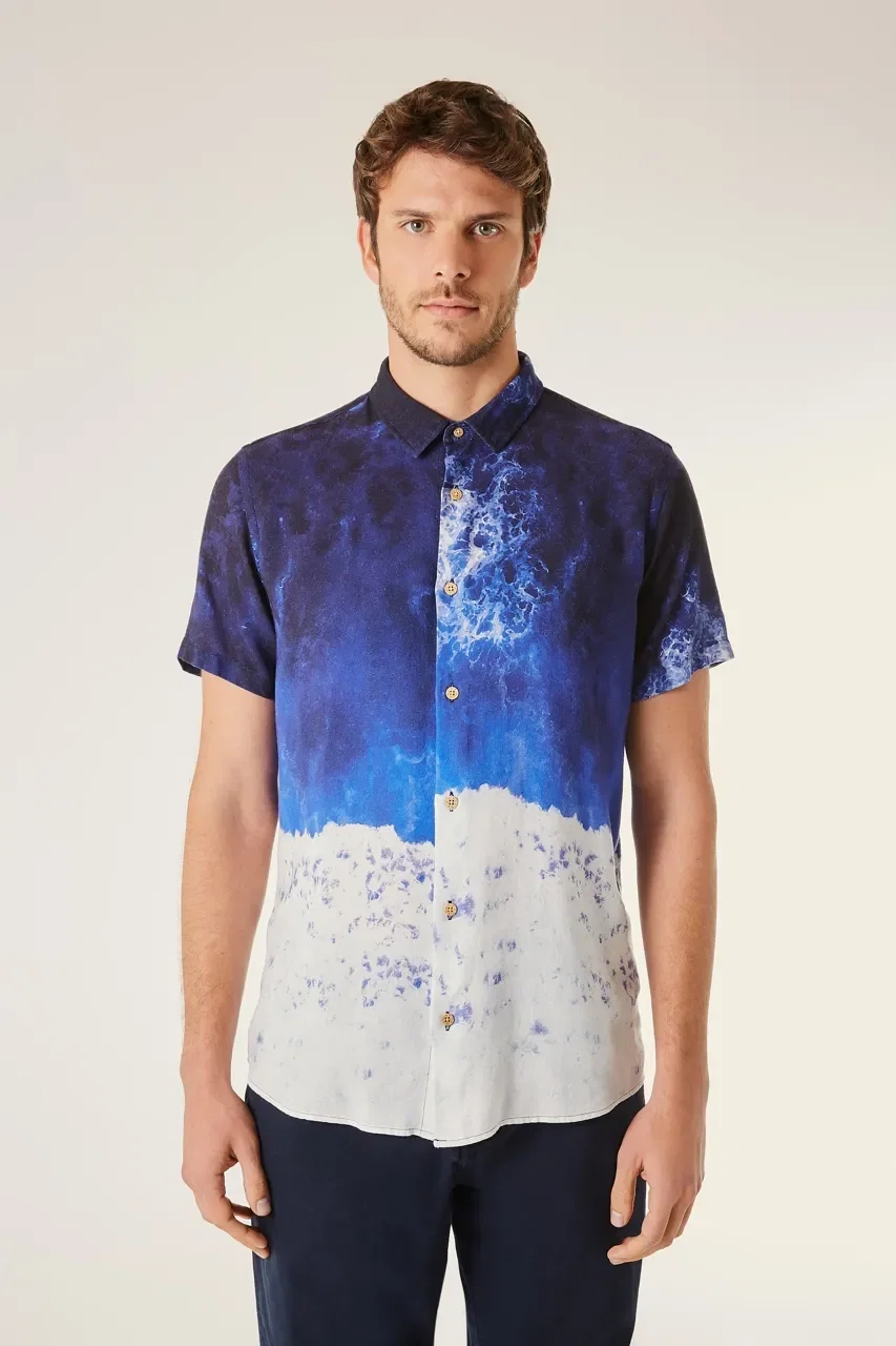 Camisa Mc Estampa Oceano