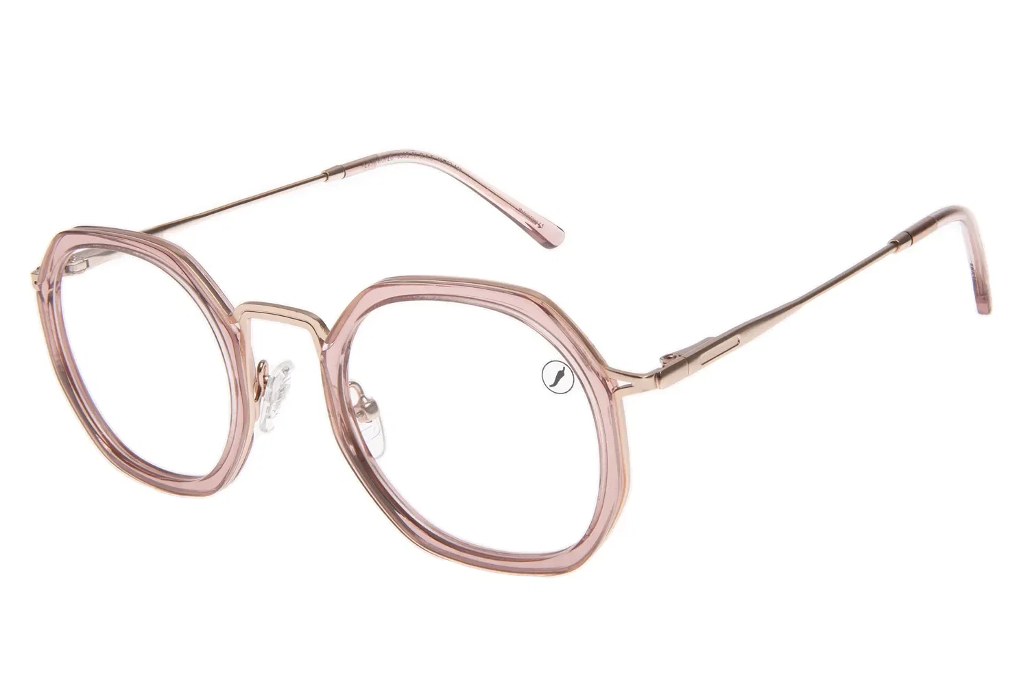 Armação Para Óculos De Grau Feminino Chilli Beans Redondo Rosé — imagem 1