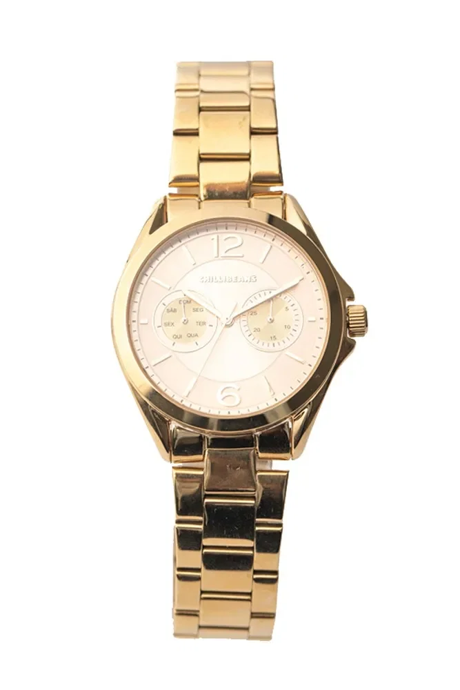 Relógio Analógico Feminino Chilli Beans ´Dourado