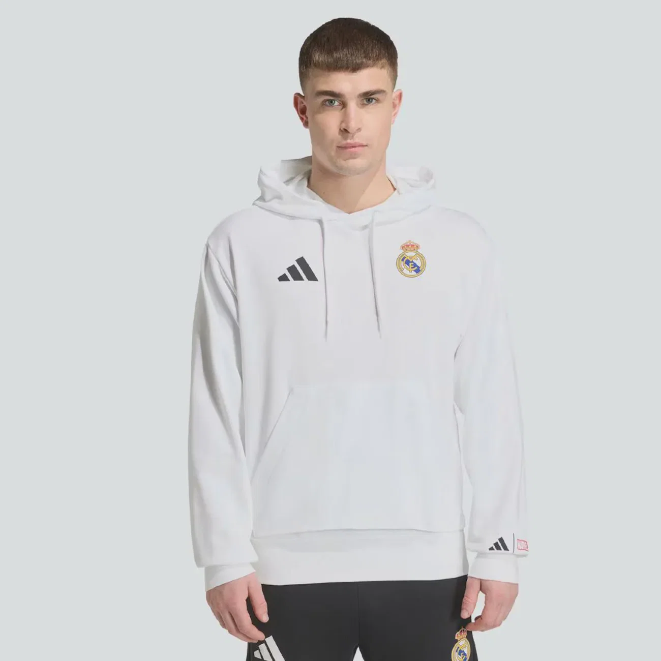 Blusão Moletom Adidas Real Madrid Marvel Masculino