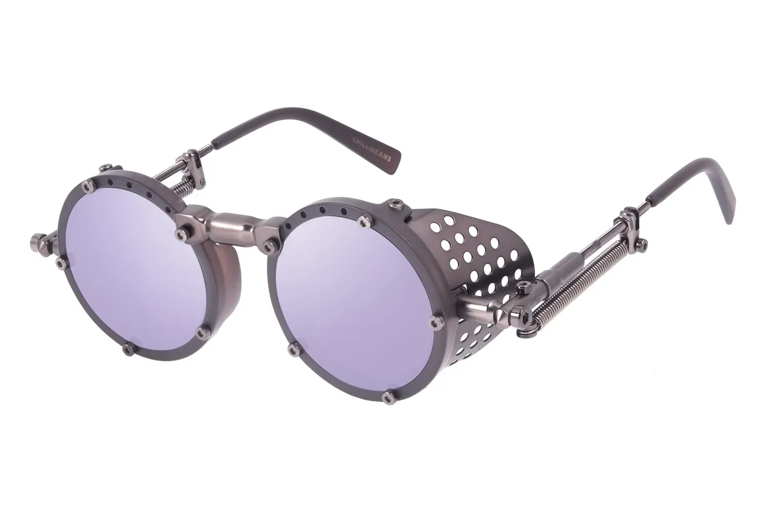 Óculos de Sol Unissex Alok Tech In Style Icônico Steampunk Fashion Ônix — imagem 1