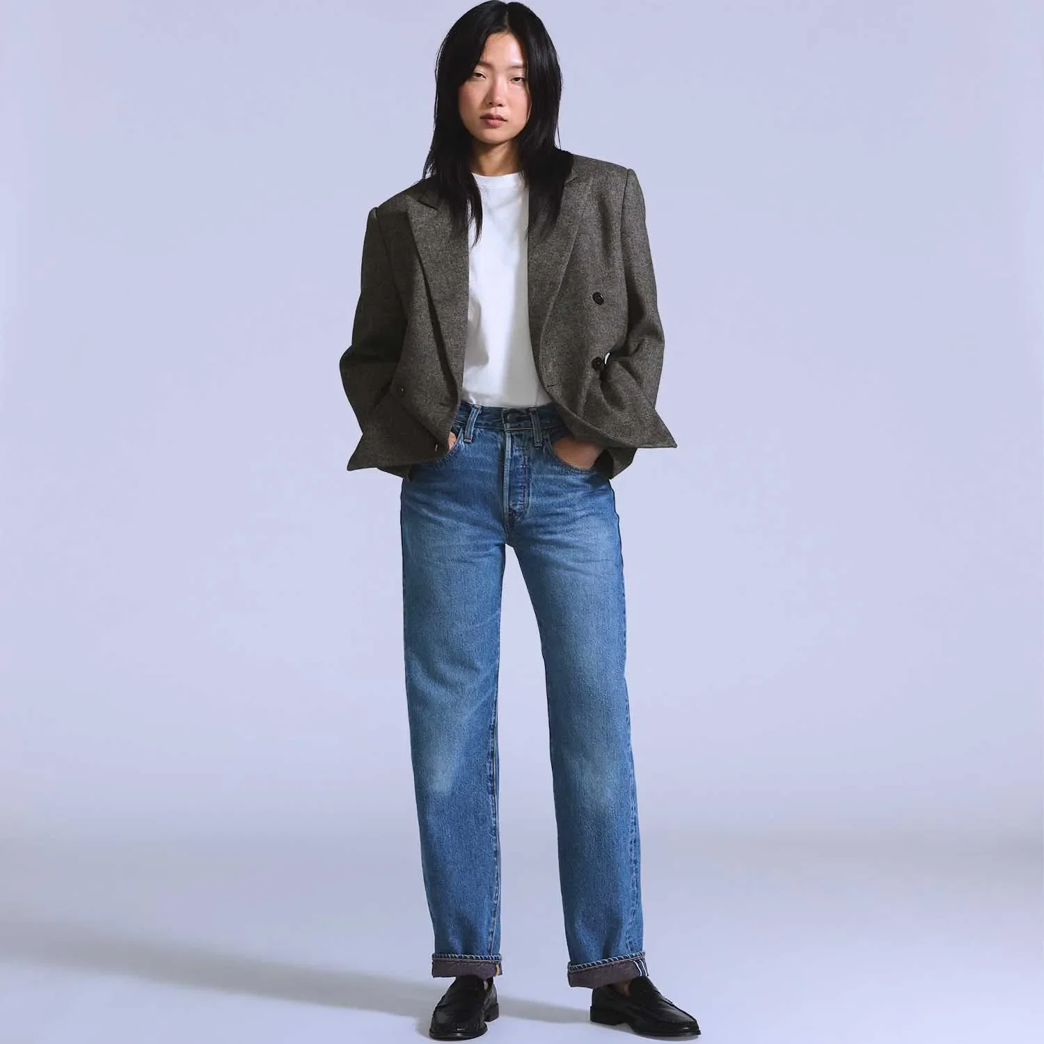 Calça Jeans Levi's® Blue Tab 501® 70's Lavagem Média — imagem 1