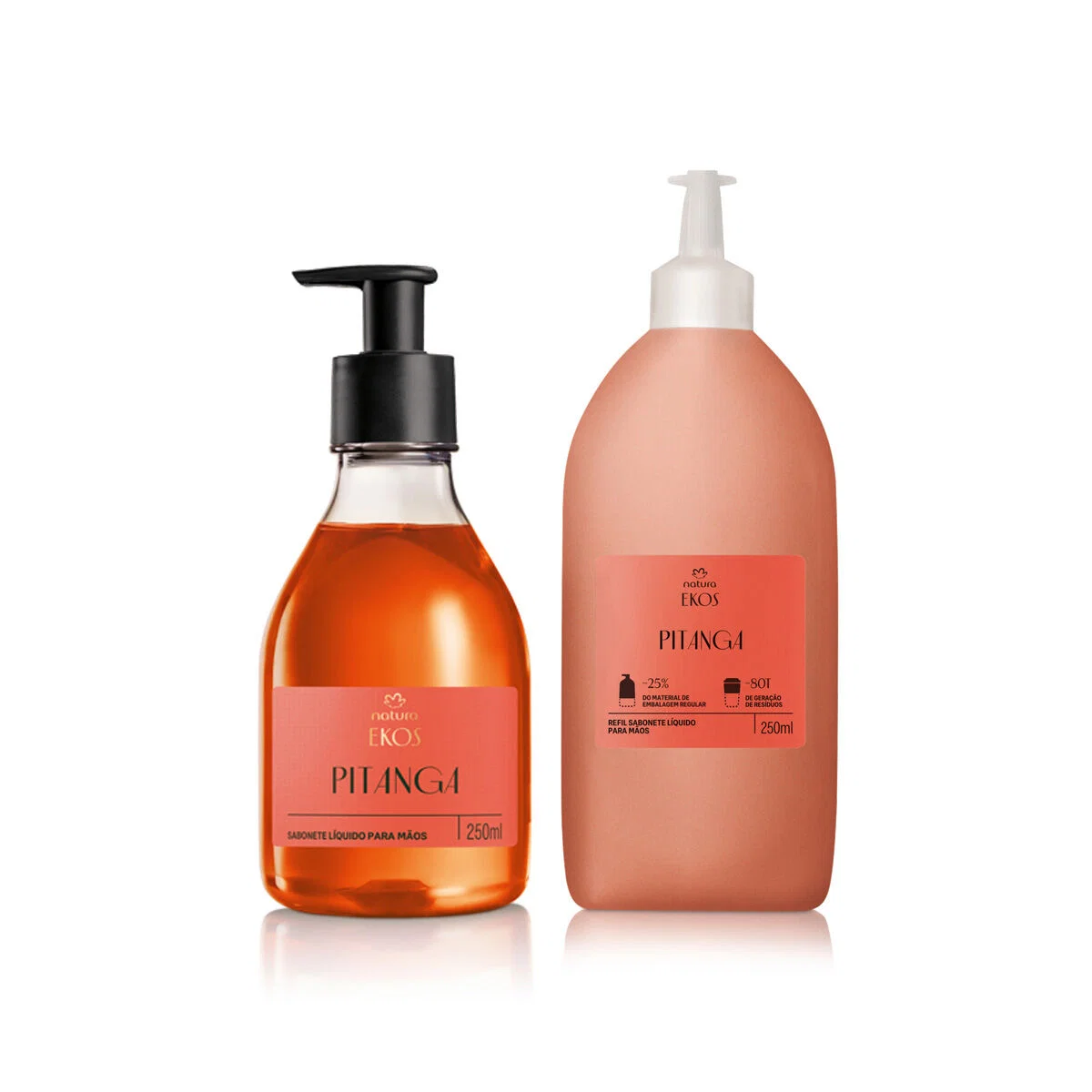 Kit Ekos Sabonete Líquido para Mãos com Refil Pitanga (2 produtos)