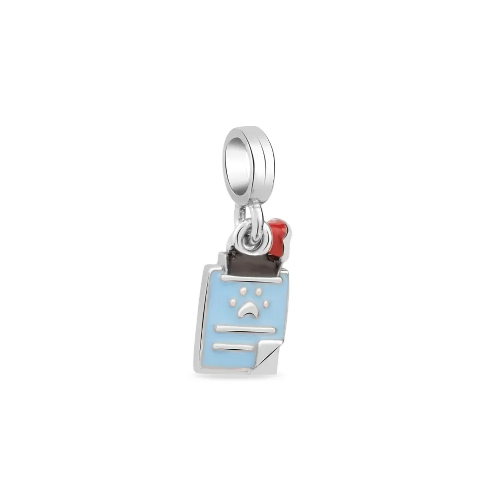 Pingente Life Profissão Veterinária em Prata 925 com Esmalte — imagem 1