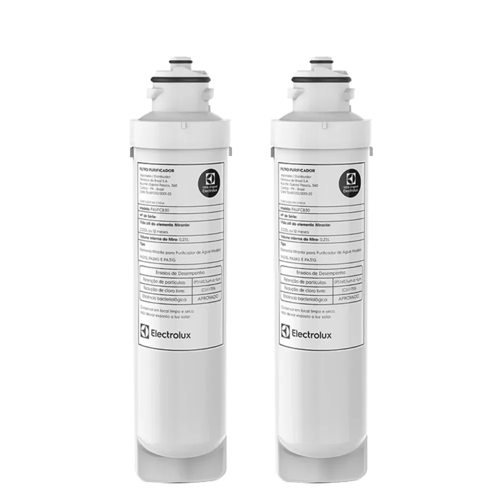 Kit 2 Filtros / Refis ORIGINAIS para Purificador de Água PA21G / PA26G / PA31G Electrolux