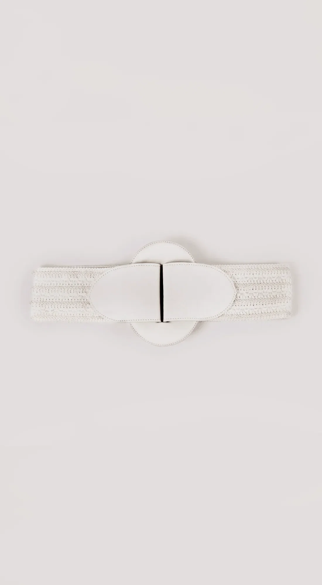 Cinto Morena Rosa Cintura Largo Com Elástico Off White — imagem 1