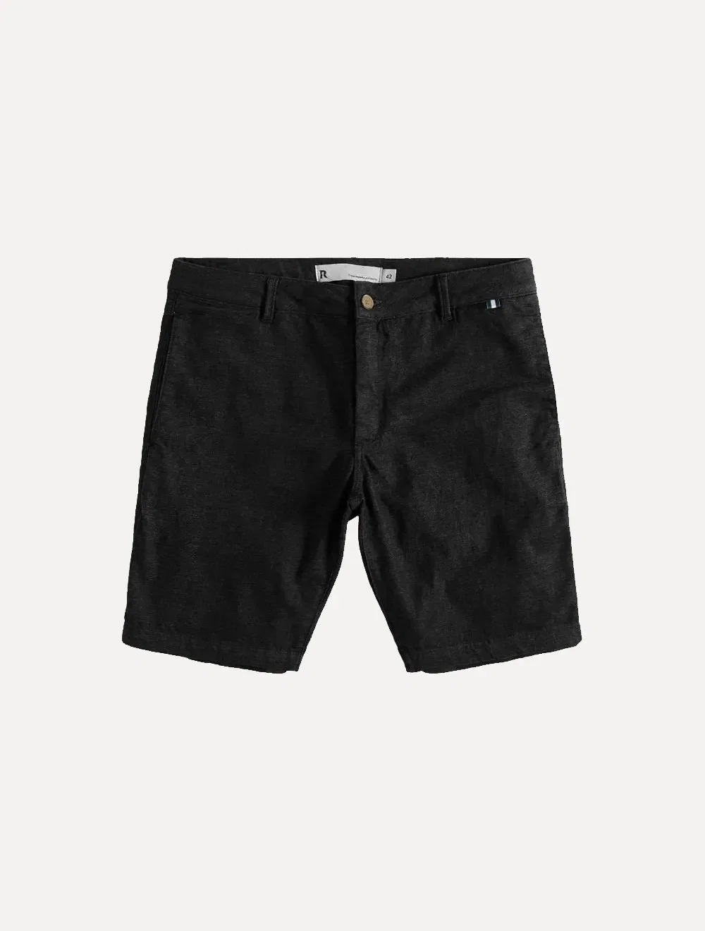 Bermuda Reserva Masculina Slim Casual Tito Preto Mescla