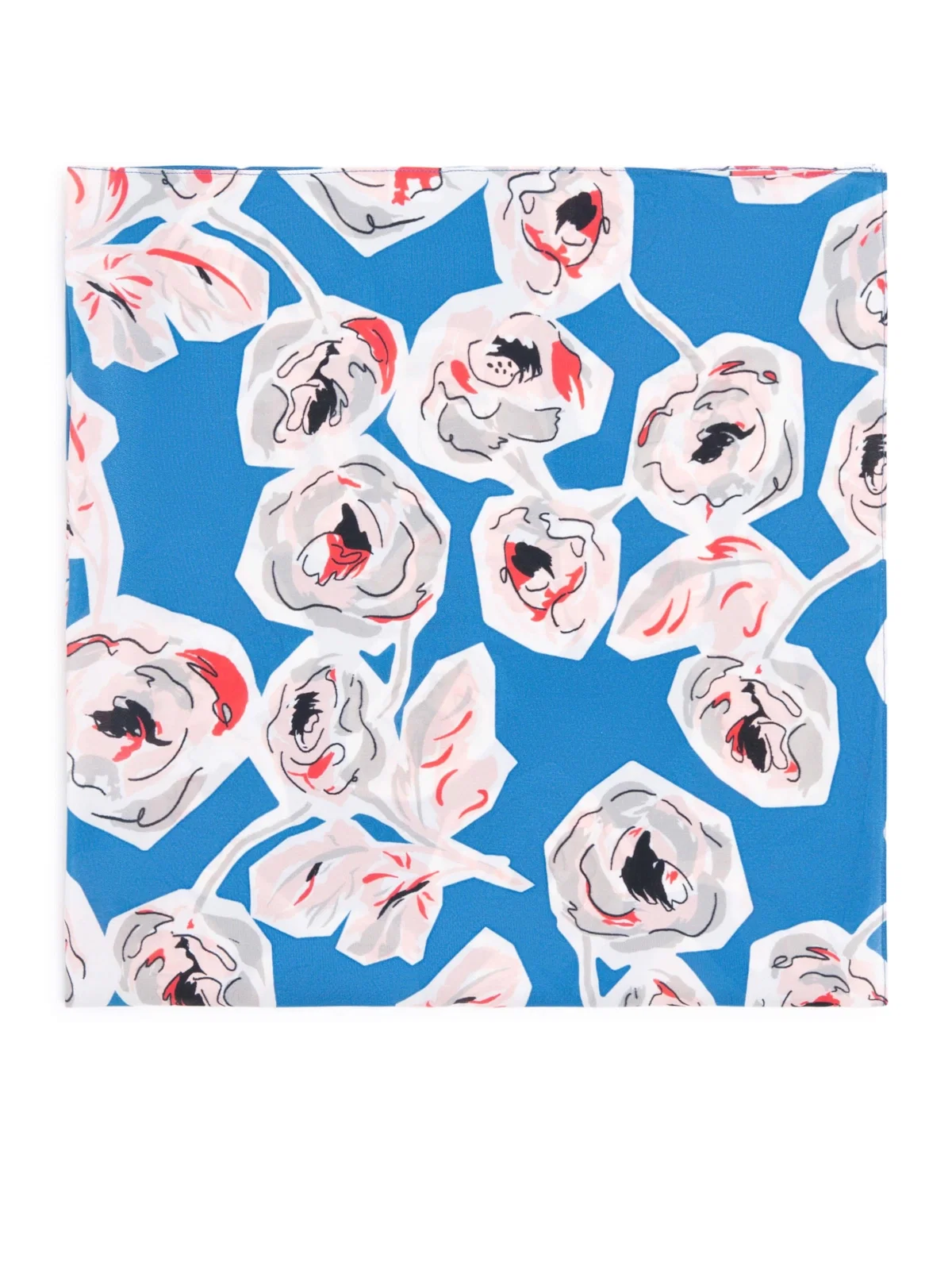 Lenço Estampado Seda Royal