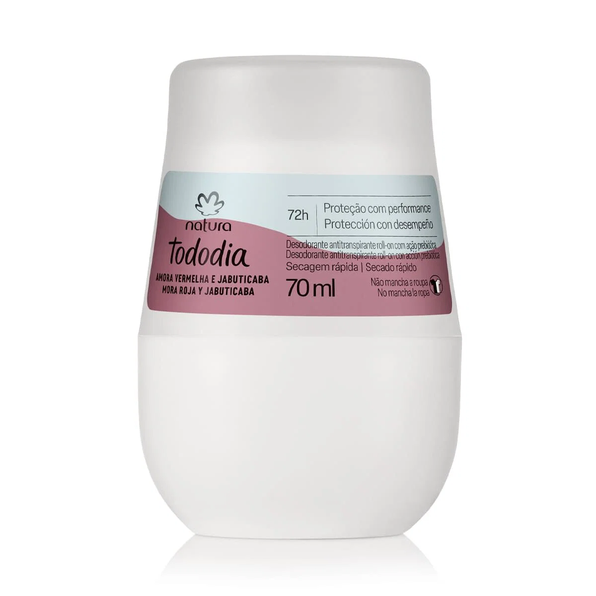 Desodorante Antitranspirante Roll-on Tododia Amora Vermelha e Jabuticaba 70 ml — imagem 1