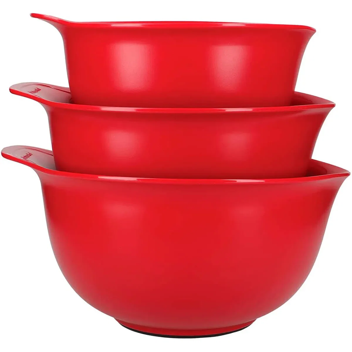 Jogo de Tigelas Vermelha 3 Peças Kitchenaid — imagem 1