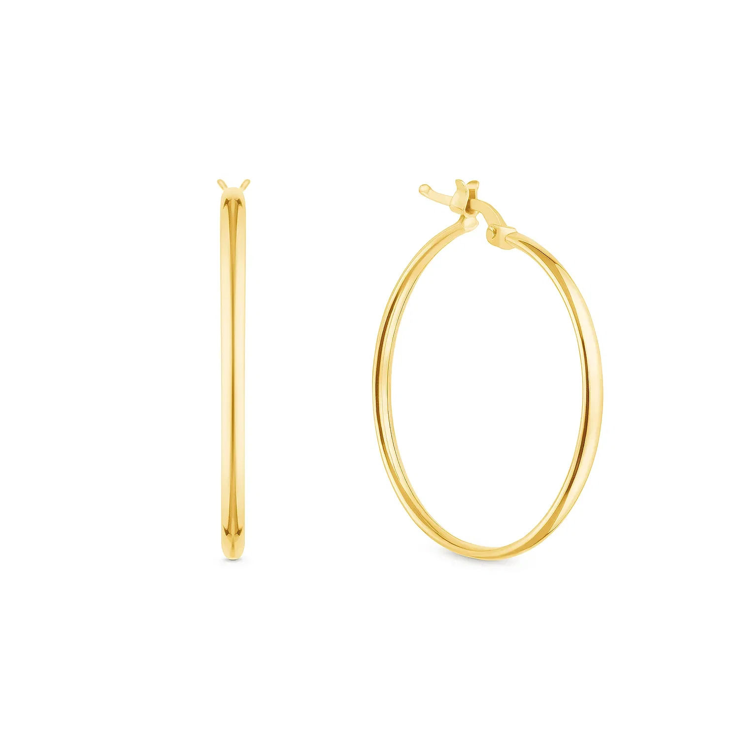 Argola em Ouro Amarelo 18k, 25mm — imagem 1