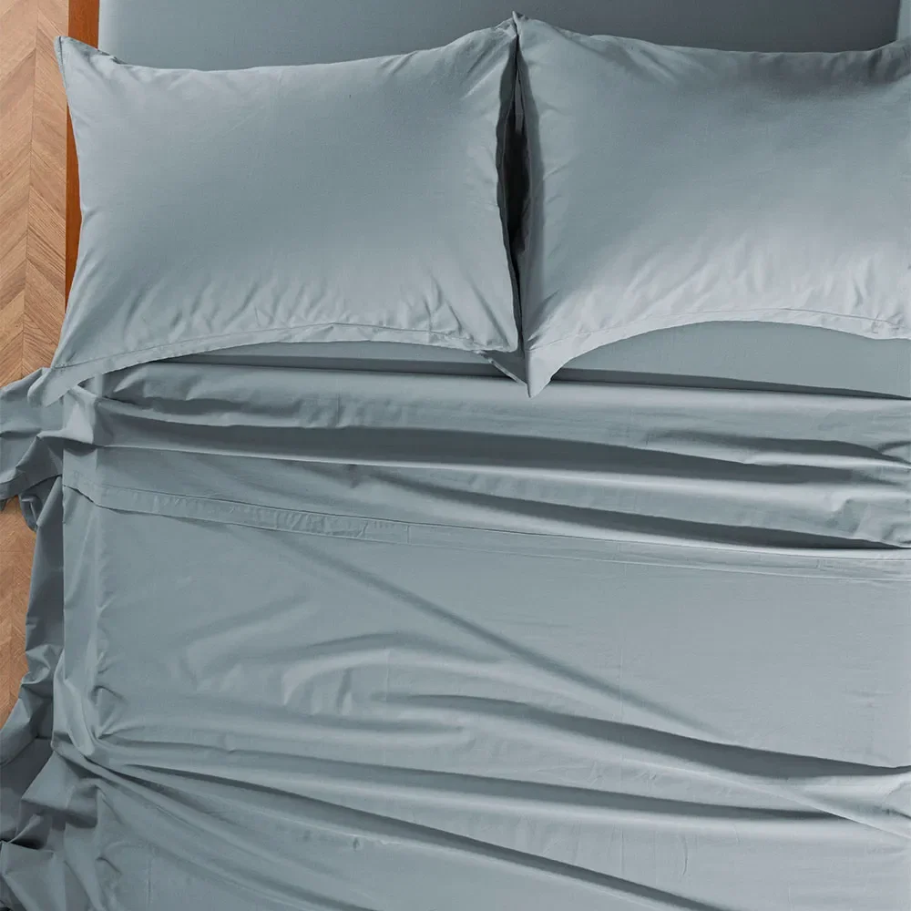 Jogo de Cama 200 Fios 100% Algodão Ivy Denim — imagem 1