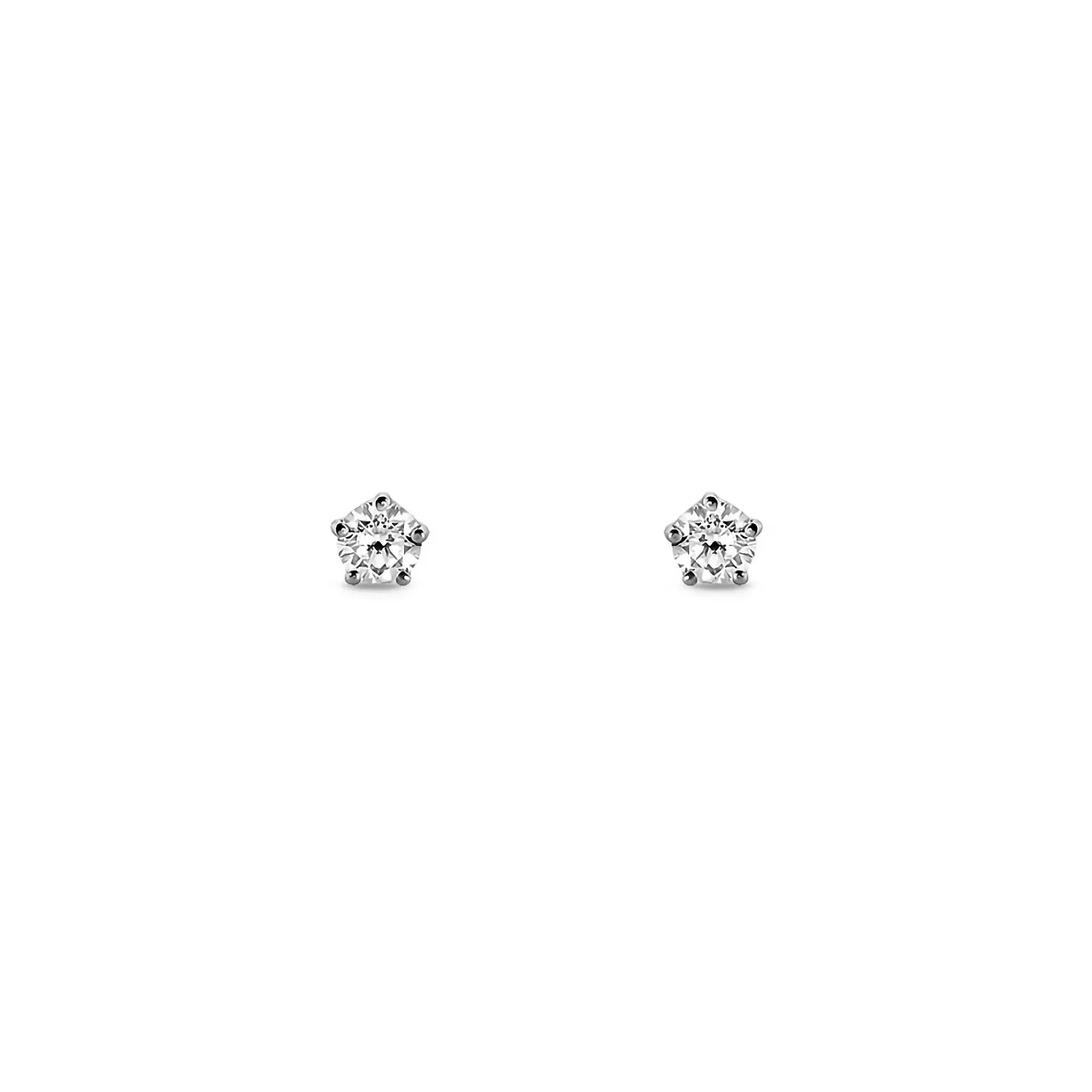 Brinco Solitário Cielo em Ouro Branco 18k com Diamante de Laboratório 0,40 ct — imagem 1