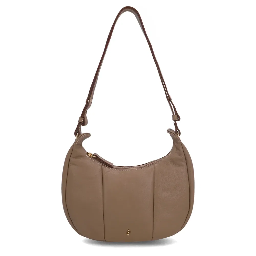 Bolsa Hobo Couro Marrom