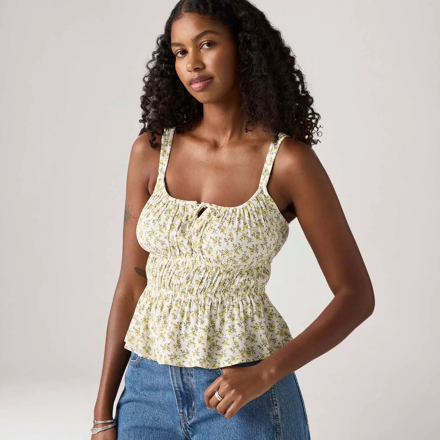 Blusa Levi's® Ambrey Branca Floral