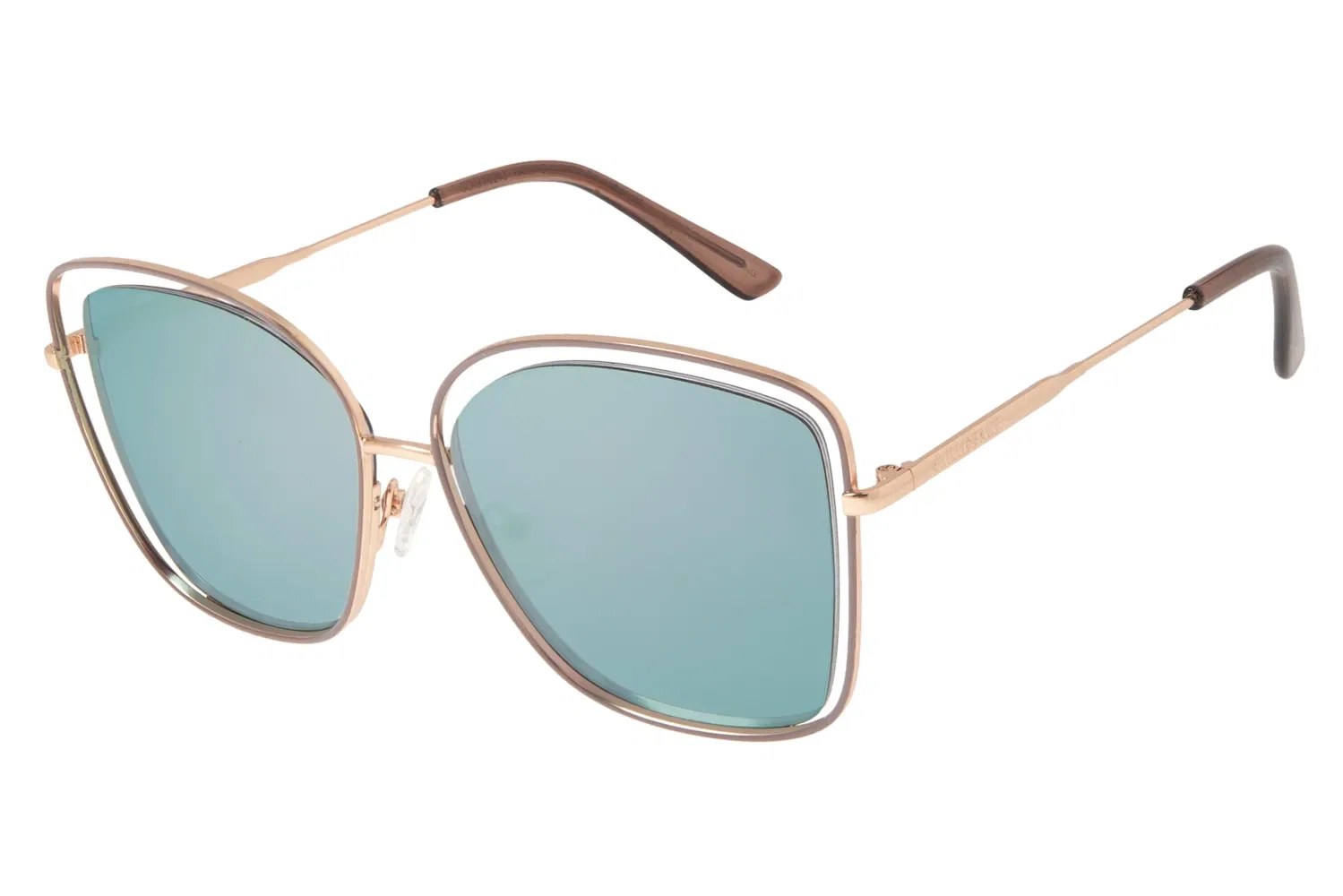 Óculos de Sol Feminino Chilli Beans Quadrado Rosé — imagem 1