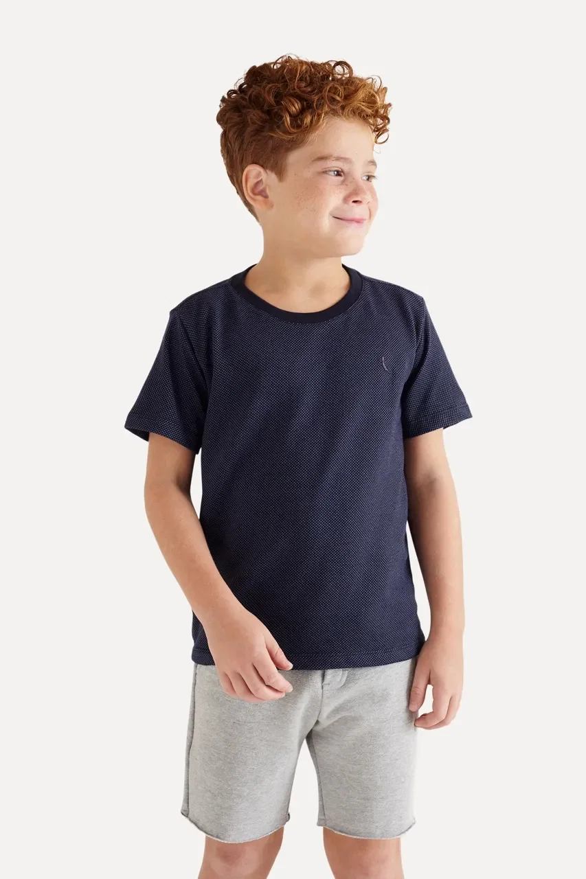 Camiseta Mini Pois Maquinetada — imagem 1