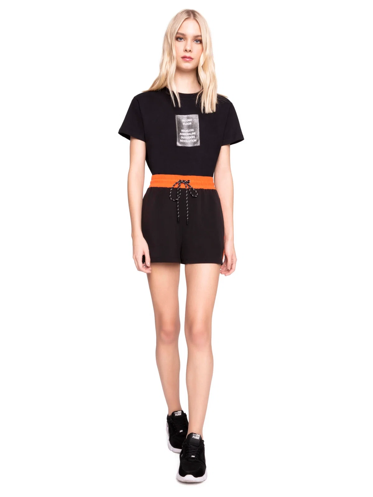 T-Shirt Basic 2nd Reckless Preto