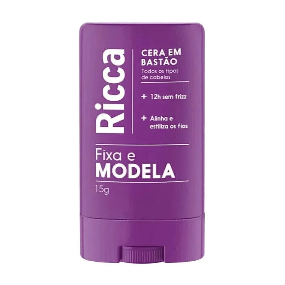 Cera em Bastão Ricca Fixa e Modela 15g