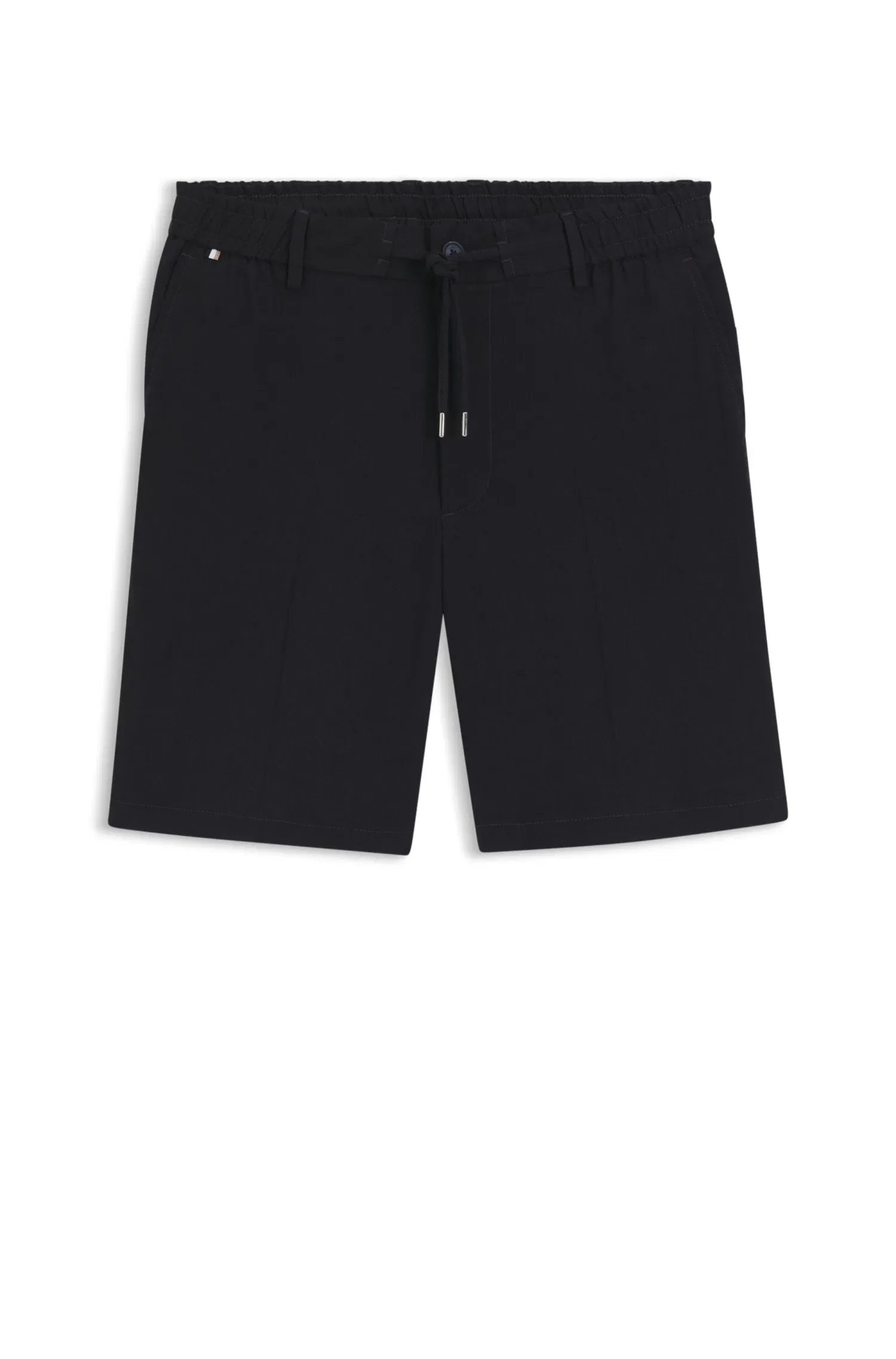 Shorts De Ajuste Moderno Em Mistura De Linho — imagem 1
