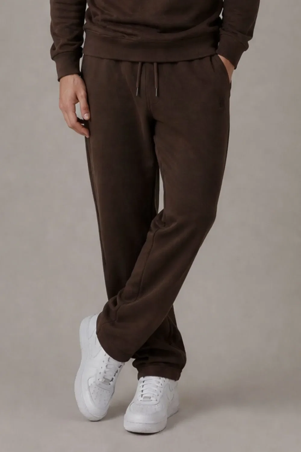 Calça Moletom Conforto Essencial Polo Wear Marrom