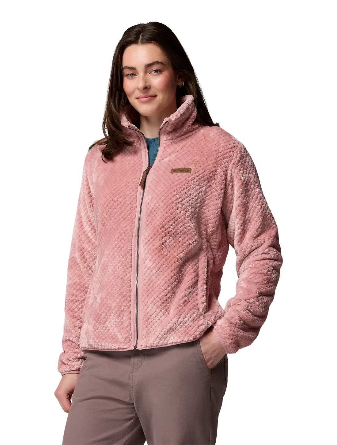 Jaqueta Fleece Columbia Feminina Fire Side™ II Sherpa FZ — imagem 1