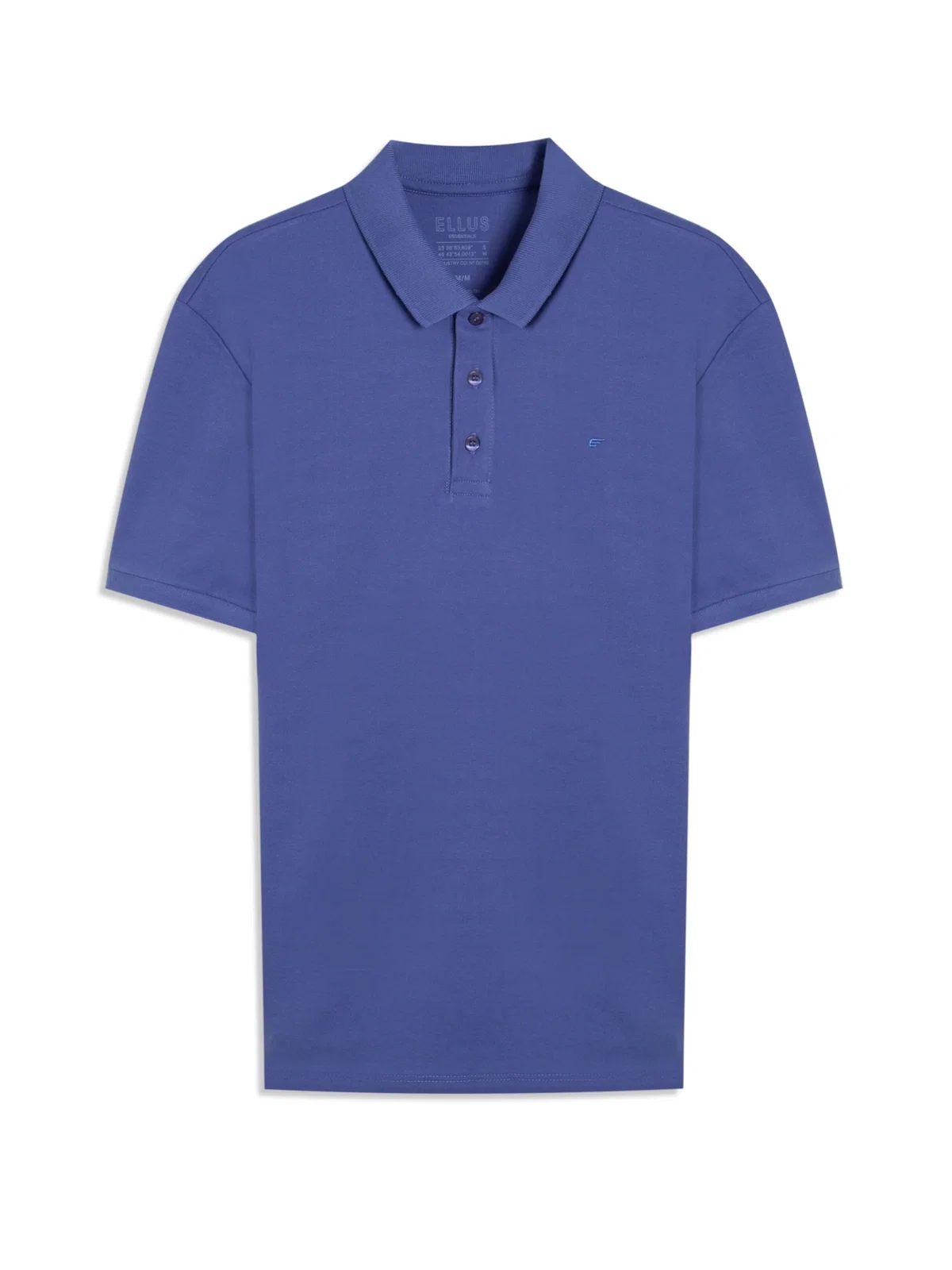 Polo Easa Piquet Azul Carbono