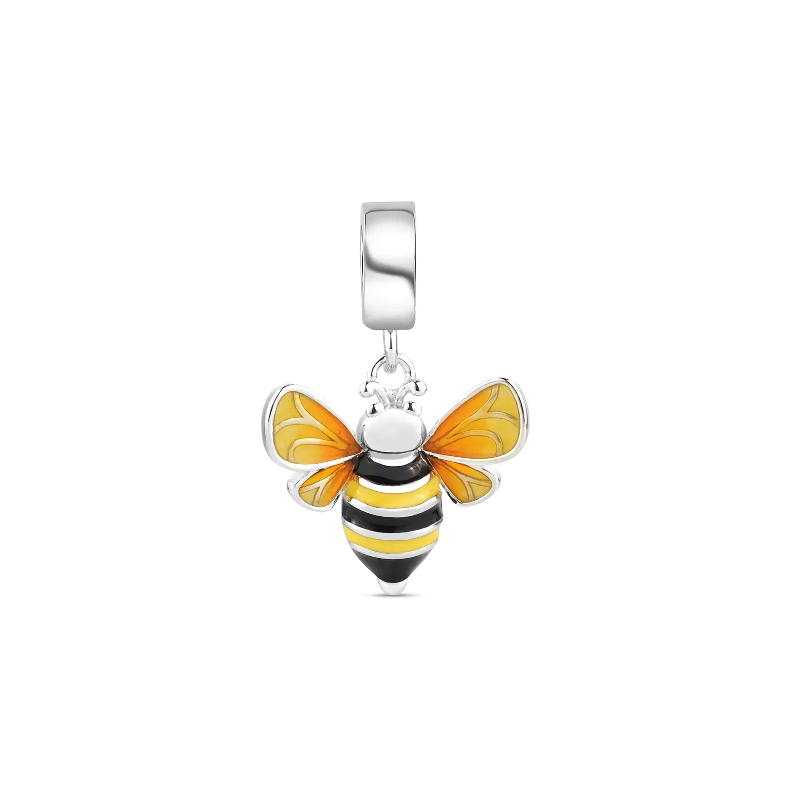 Pingente Life Animal Abelha em Prata 925 com Esmalte — imagem 1