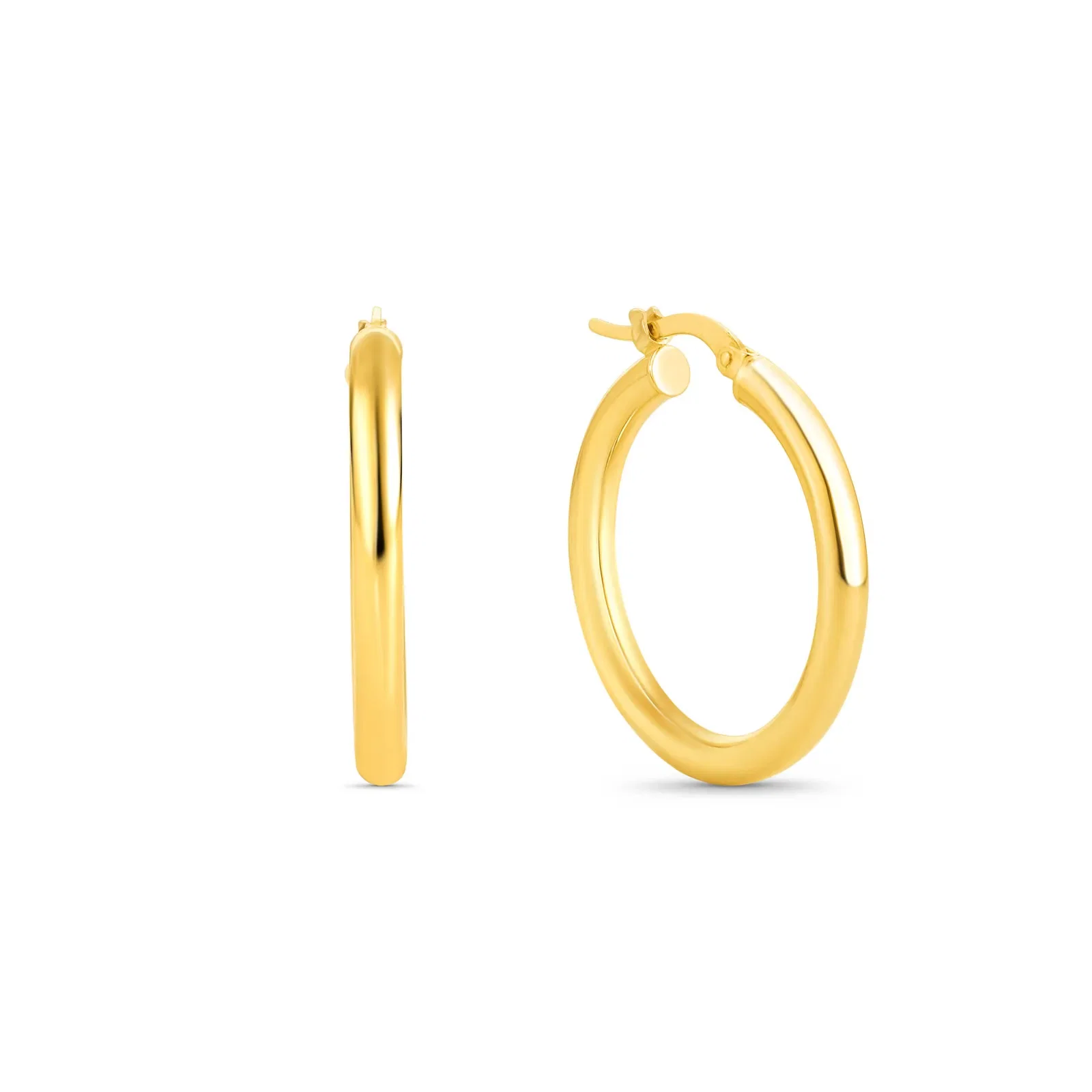 Argola Oca em Ouro Amarelo 18k, 20mm — imagem 1
