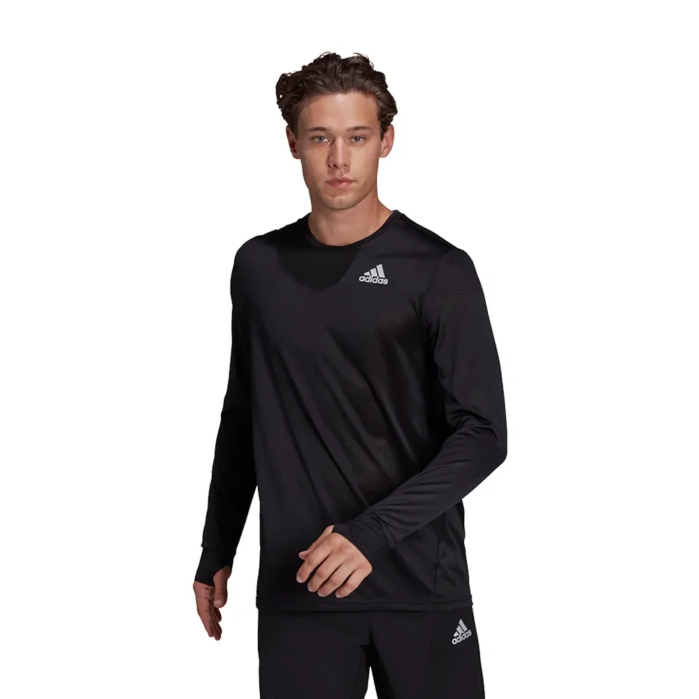 Camiseta Adidas Long Sleev Masculina — imagem 1